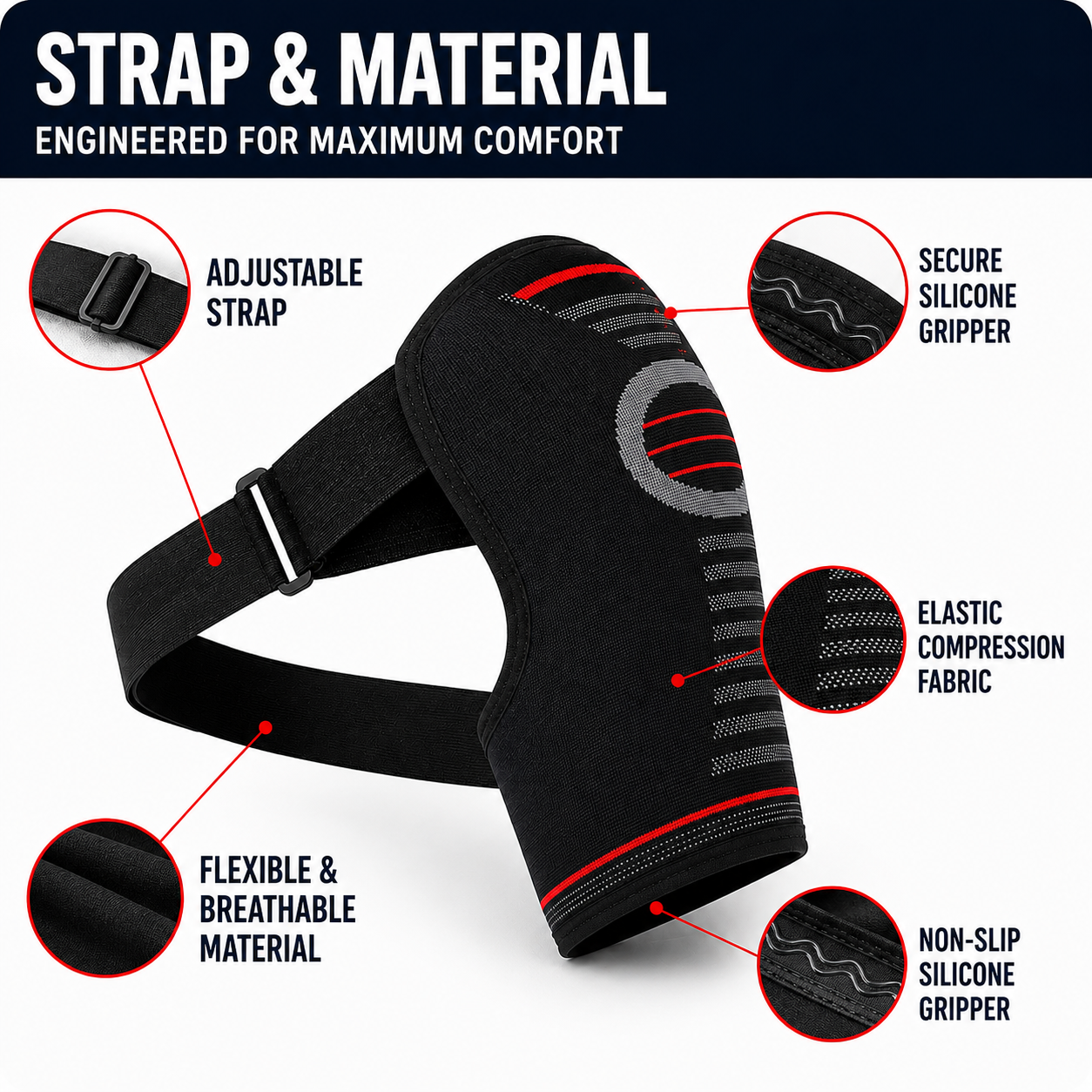Celrien | Sollara Adjustable Shoulder Brace