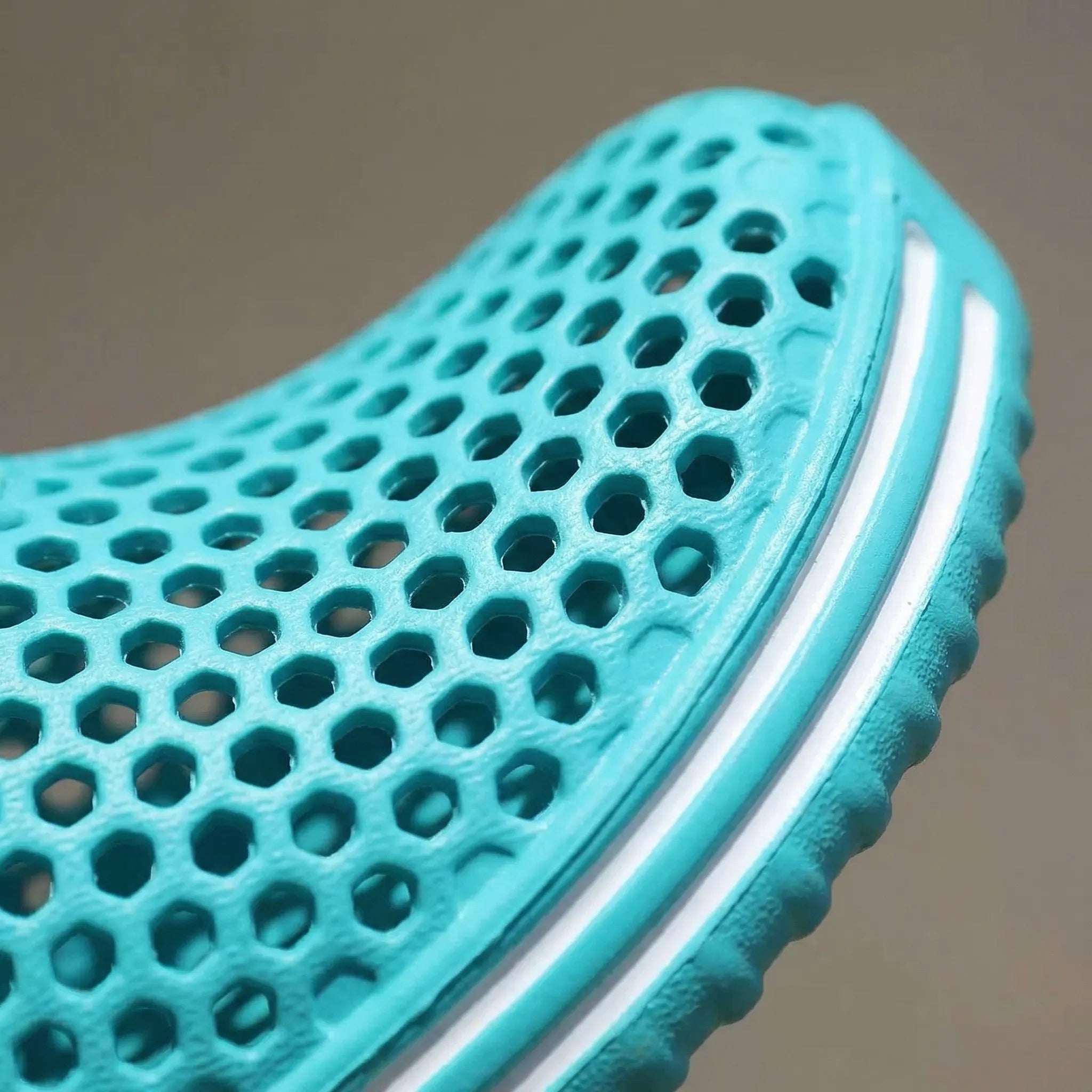 Perforated water sandals with slip-on design and quick-dry construction