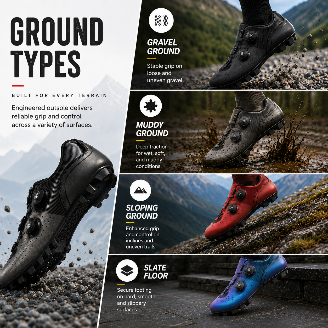 Celrien | Sprintlock Self-Locking SPD Road Cycling Shoe