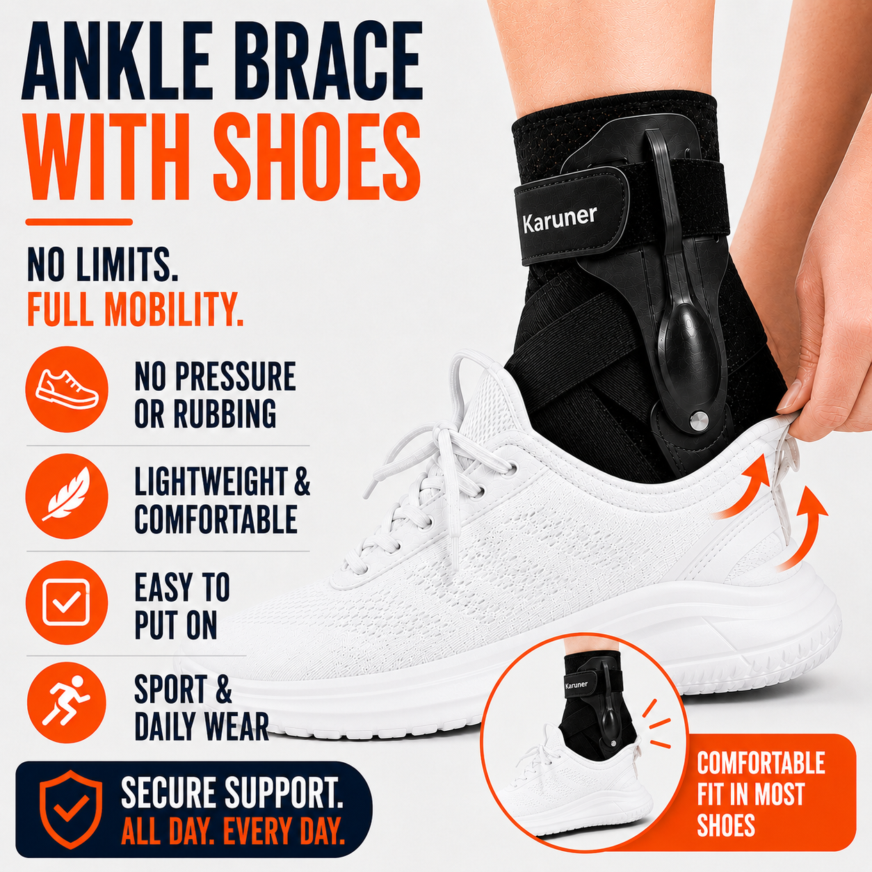 Celrien | Stabilynx Low Profile Ankle Stabilizer