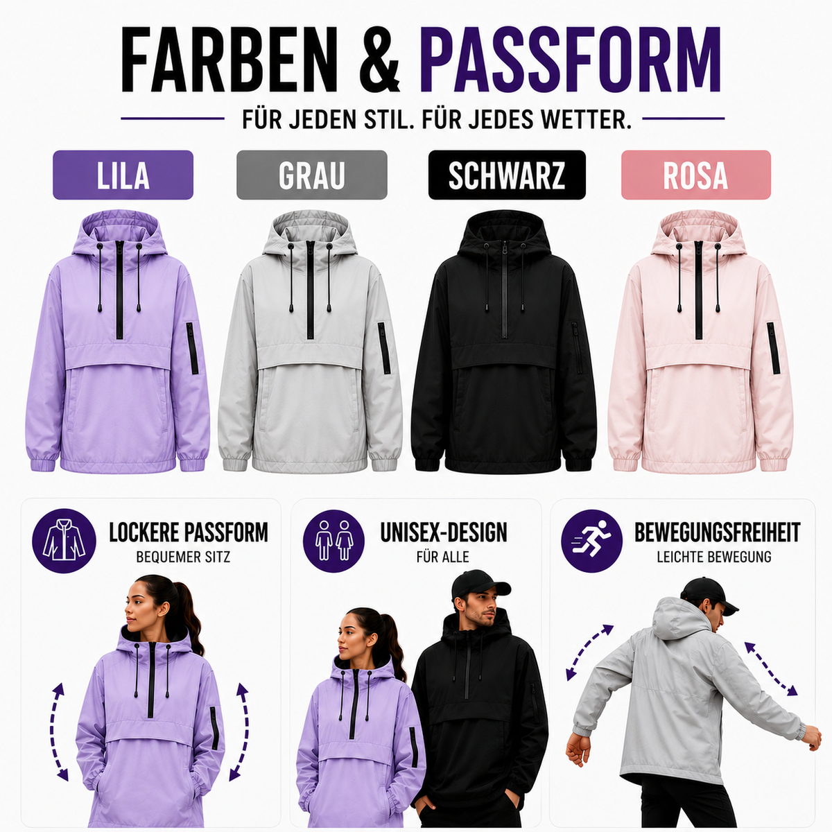 Celrien | StormShield Water-Resistant All-Weather Parka with Hood