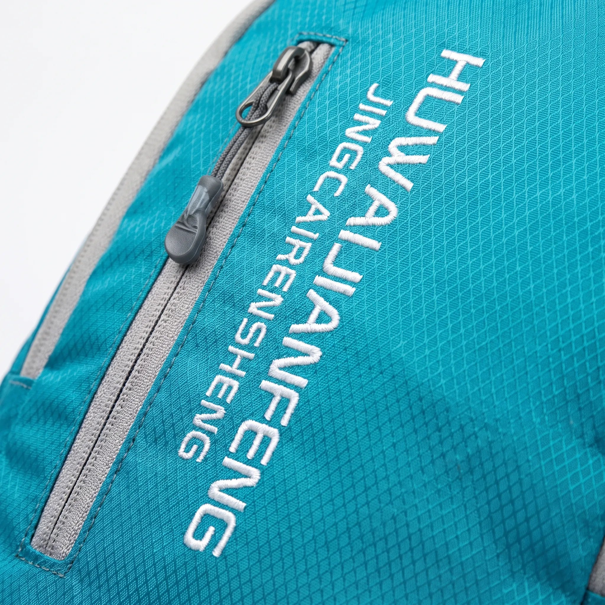Foldable travel rucksack with water-repellent finish and padded straps
