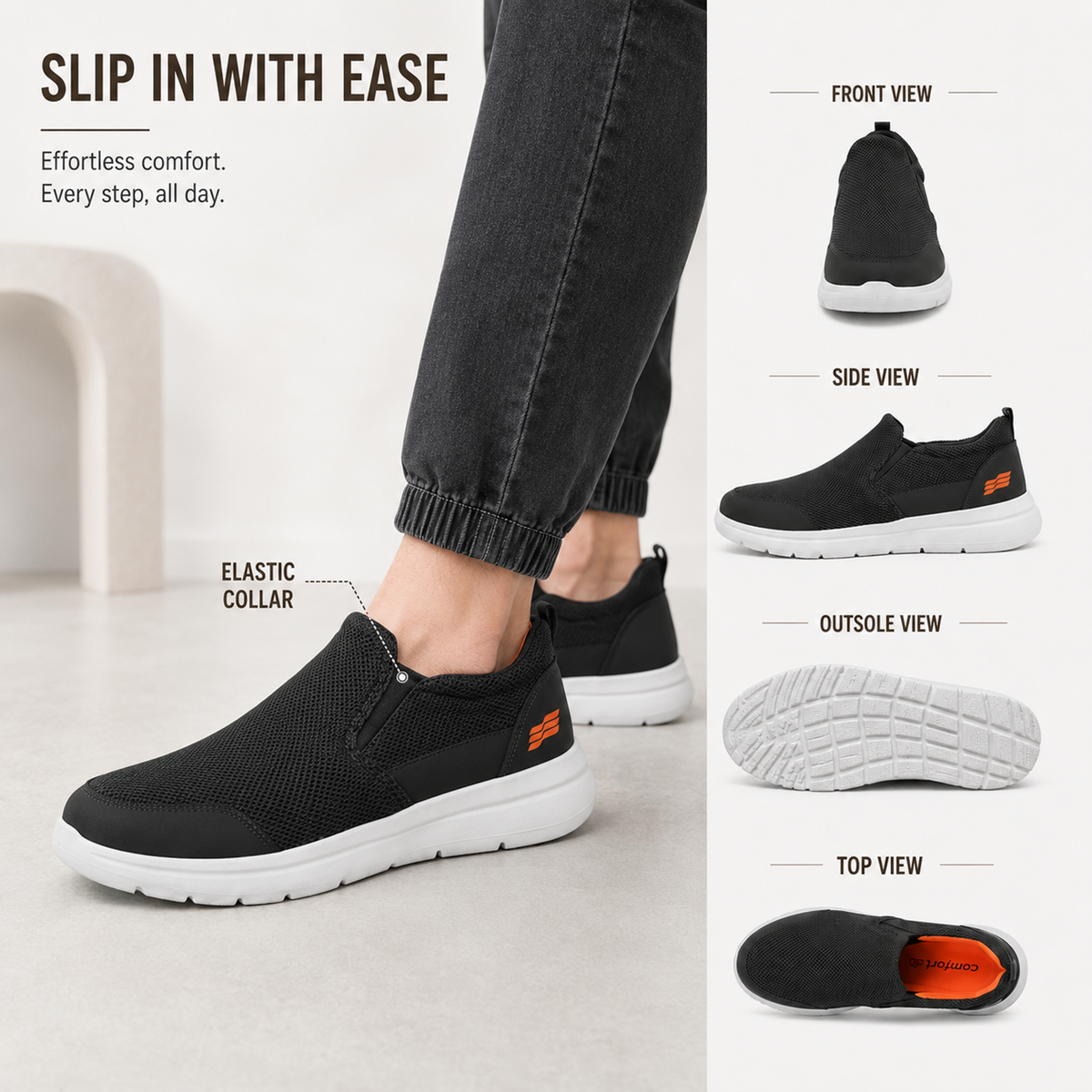 Celrien | Strideax Extra Wide Slip-On Walking Shoe