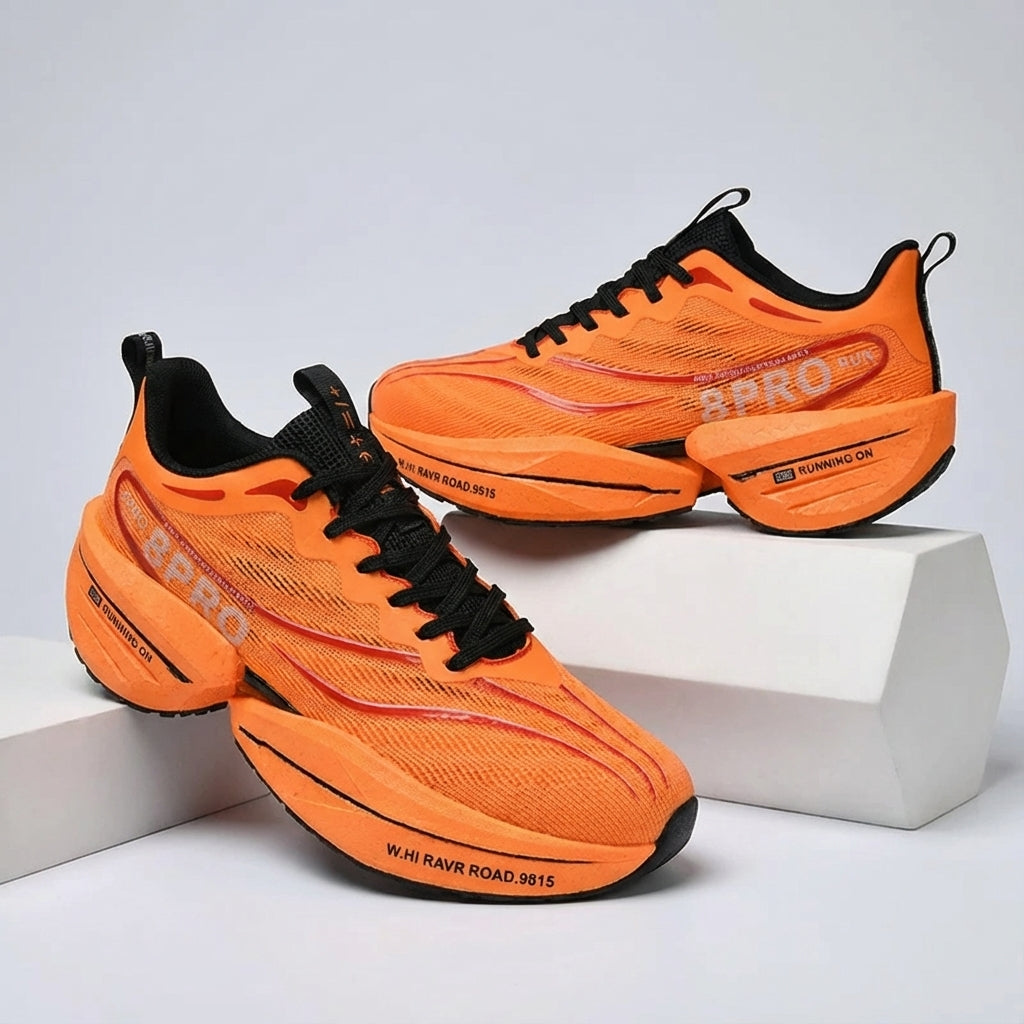 Men's low-top running shoe with lightweight cushioning and breathable upper