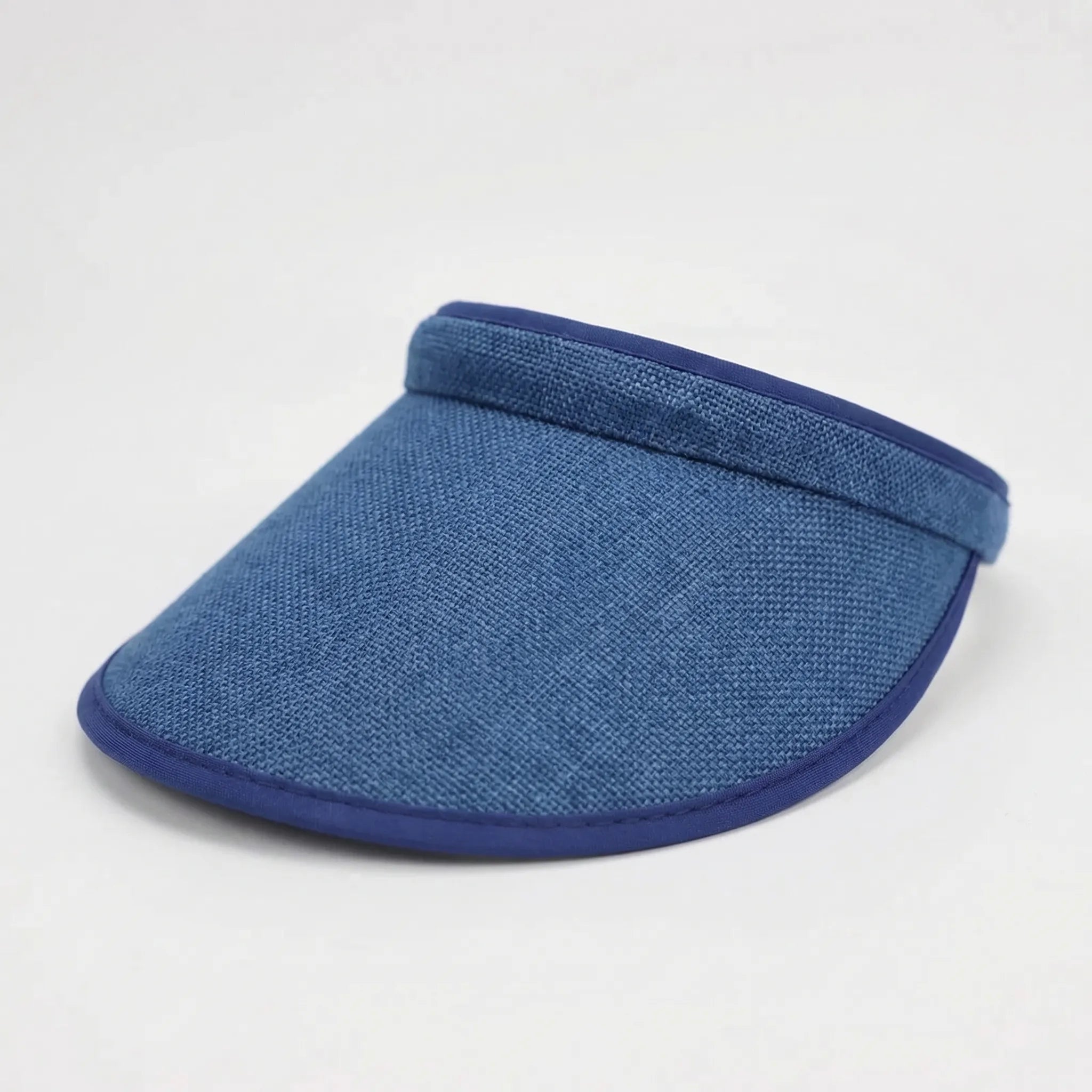 Women's clip-on sun visor lightweight foldable open top design