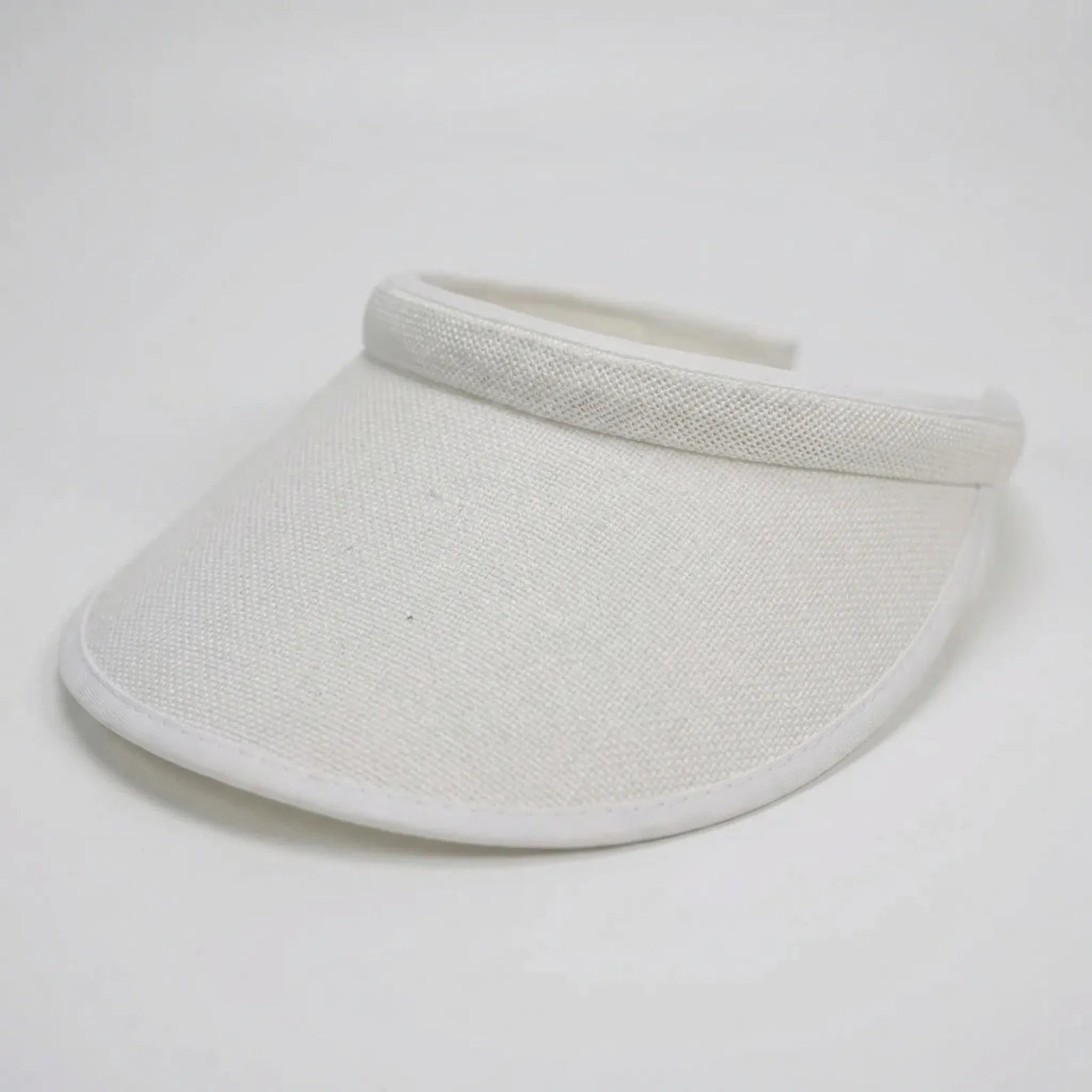 Women's clip-on sun visor lightweight foldable open top design