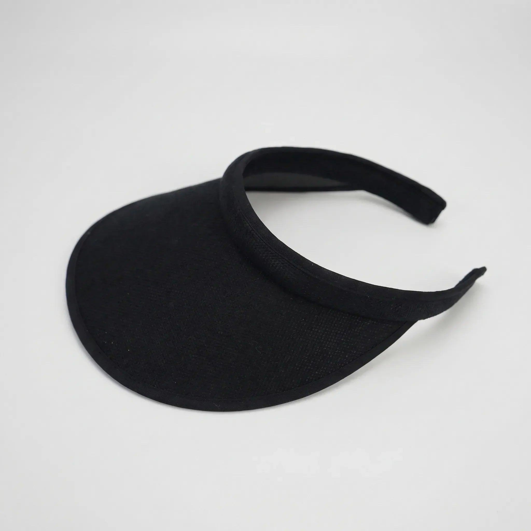 Women's clip-on sun visor lightweight foldable open top design