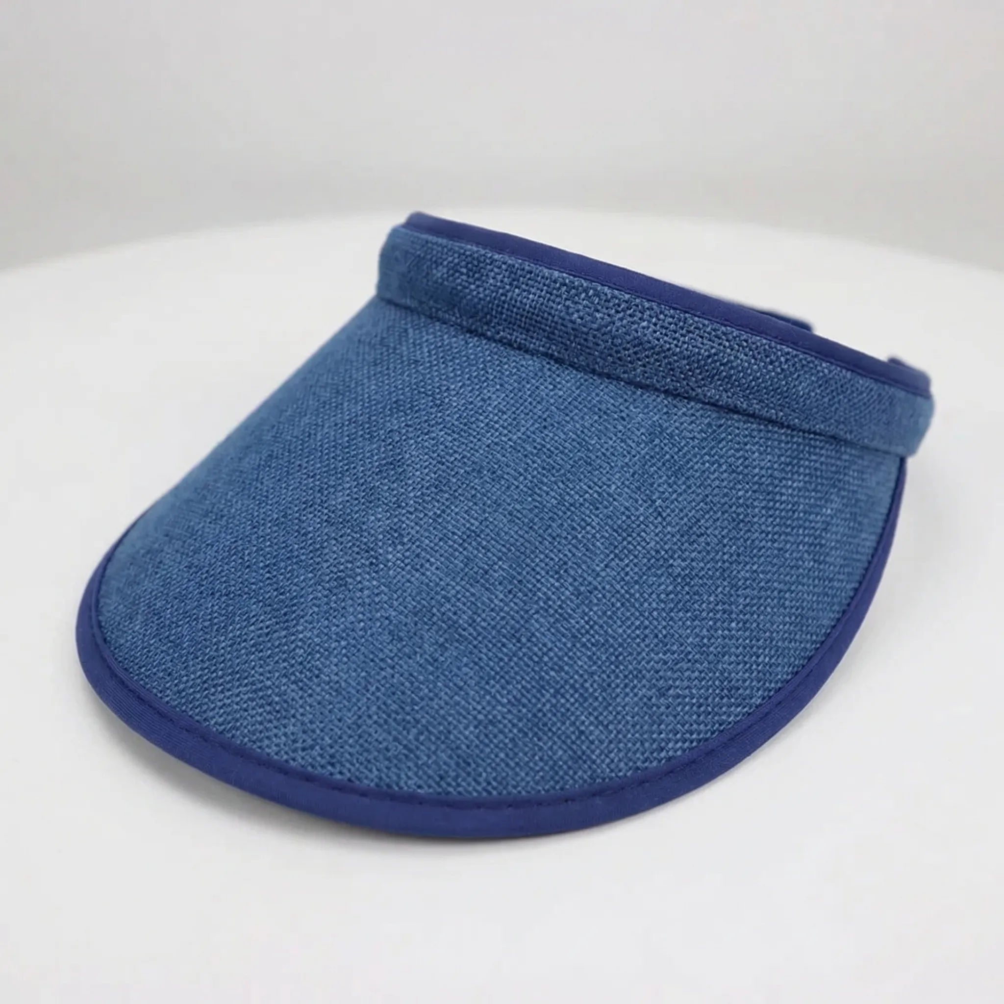 Women's clip-on sun visor lightweight foldable open top design