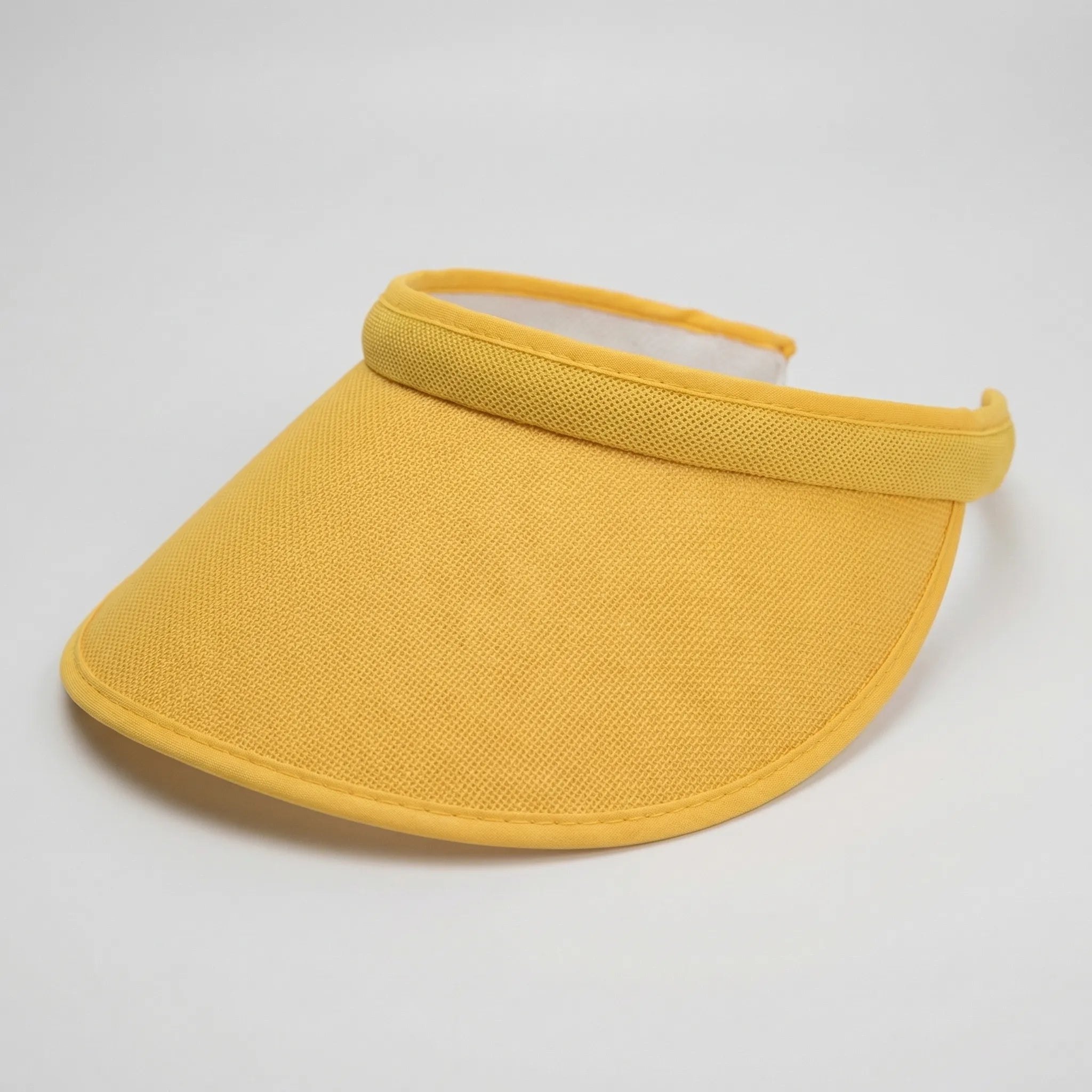 Women's clip-on sun visor lightweight foldable open top design