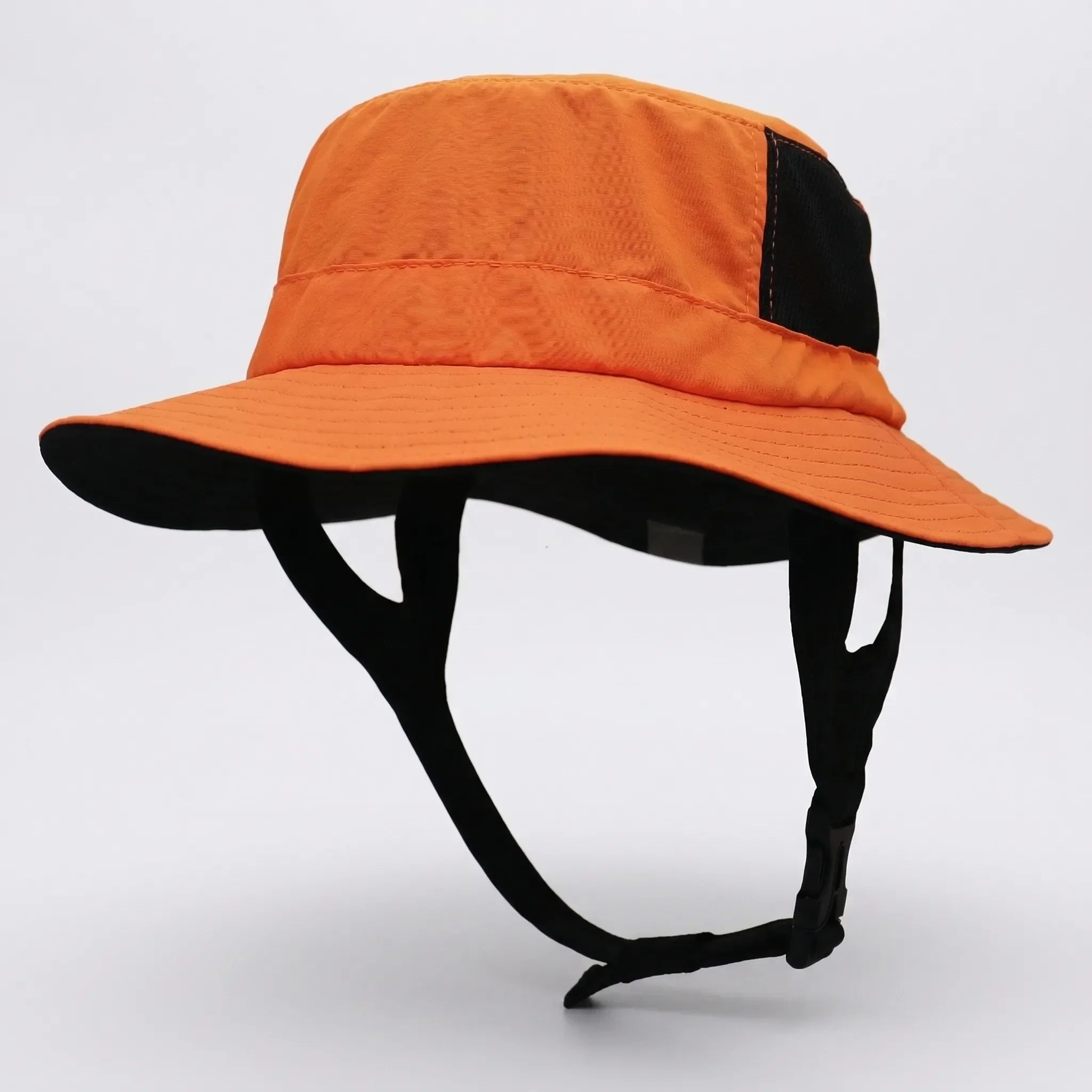Mesh fishing hat with UPF50+ sun protection and adjustable chin strap