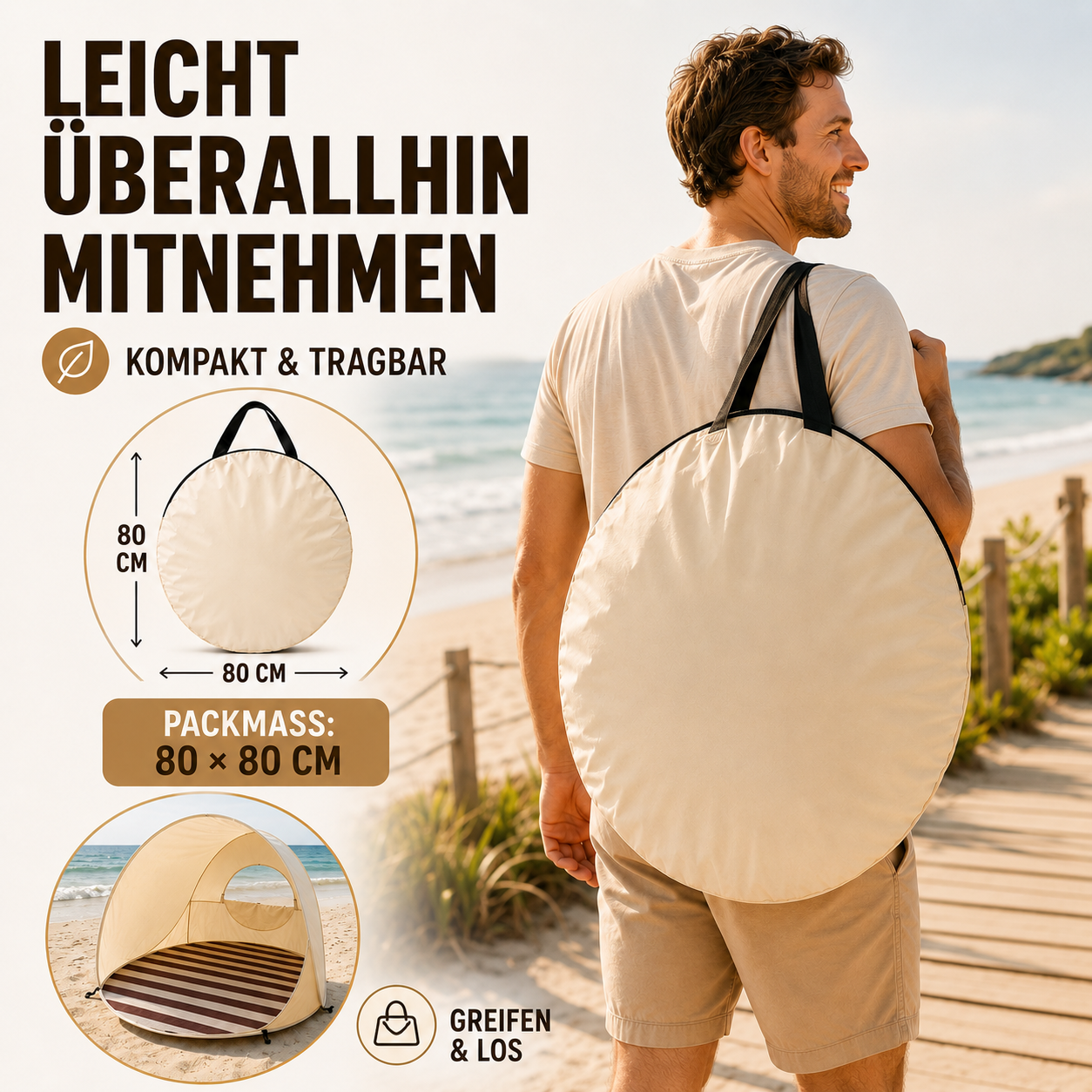 Celrien | Sunverra Pop-Up Beach Tent