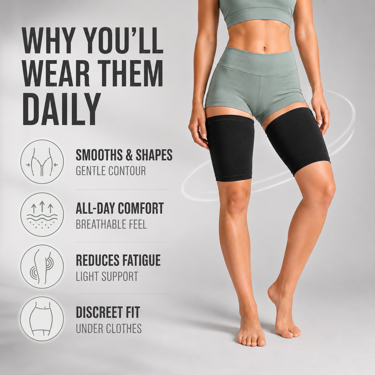 Celrien | Thighraze Ultra-Flat Compression Thigh Band