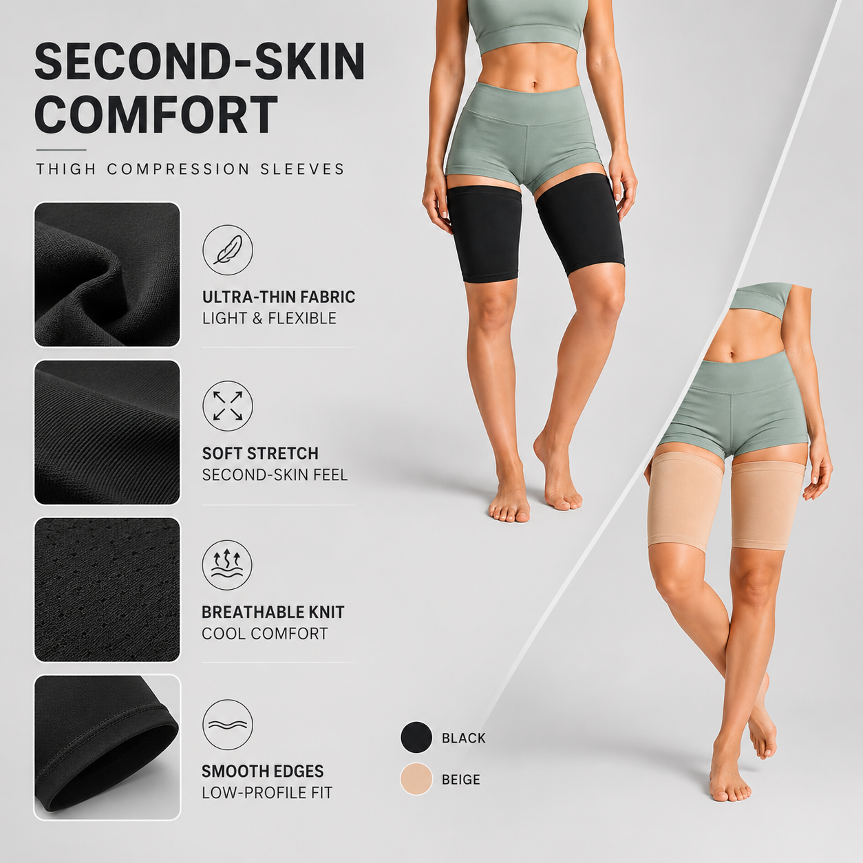 Celrien | Thighraze Ultra-Flat Compression Thigh Band