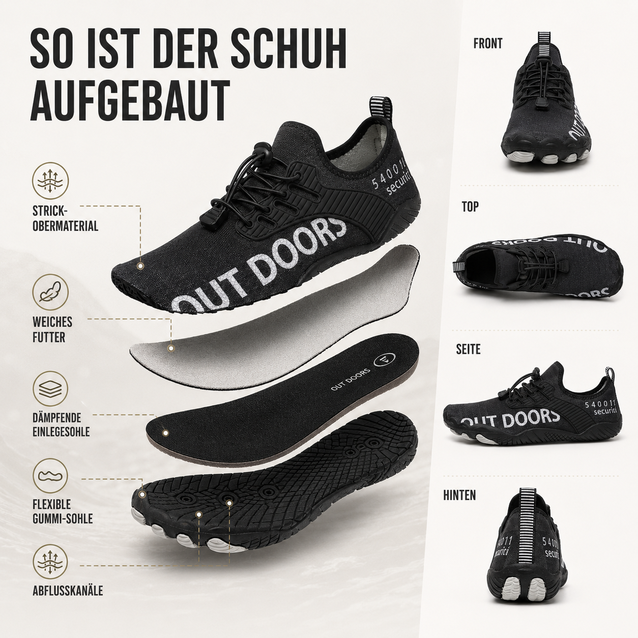 Celrien | Tidalstep Quick-Dry Barefoot Water Shoes