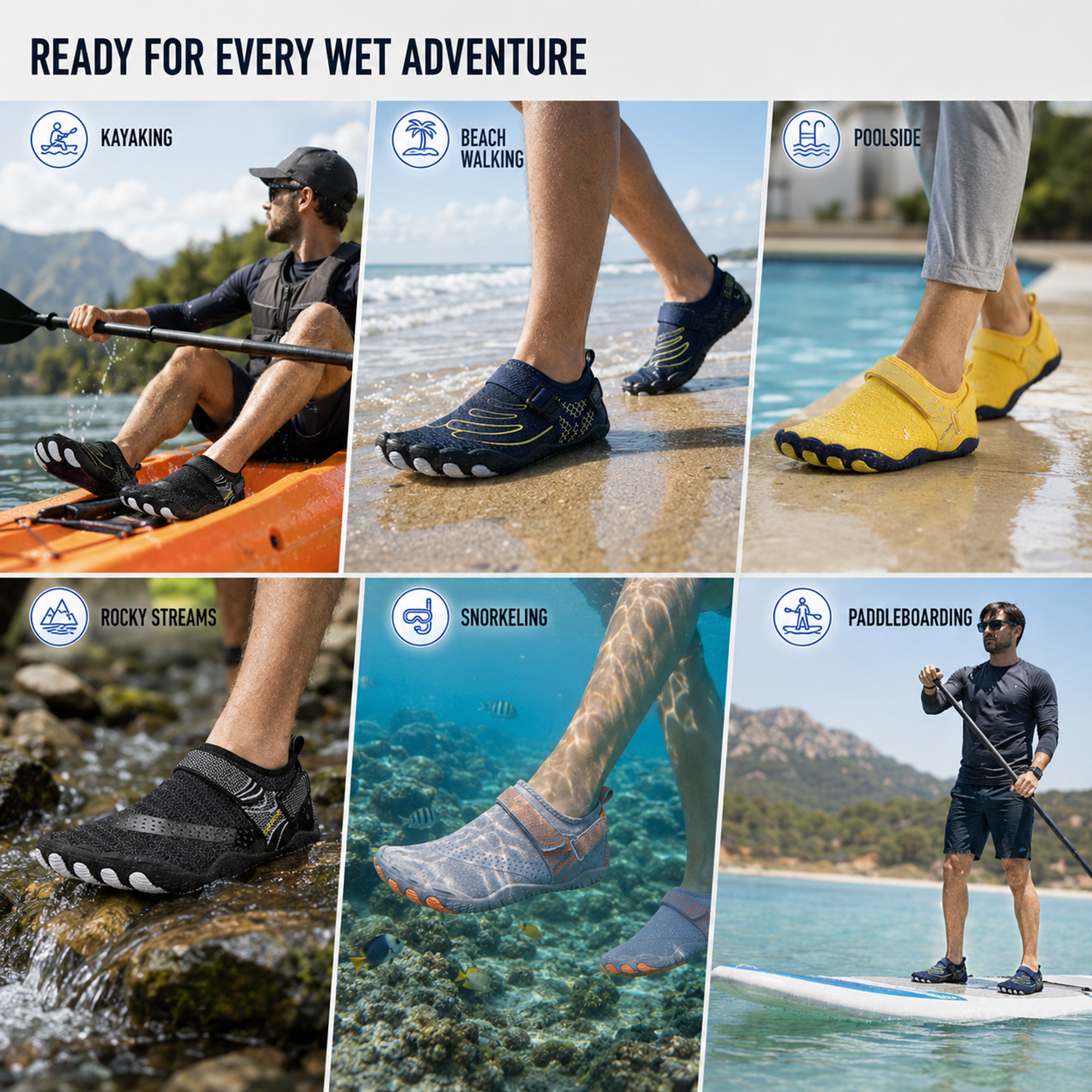 Celrien | Tidewade Five-Toe Quick-Dry Aqua Shoe