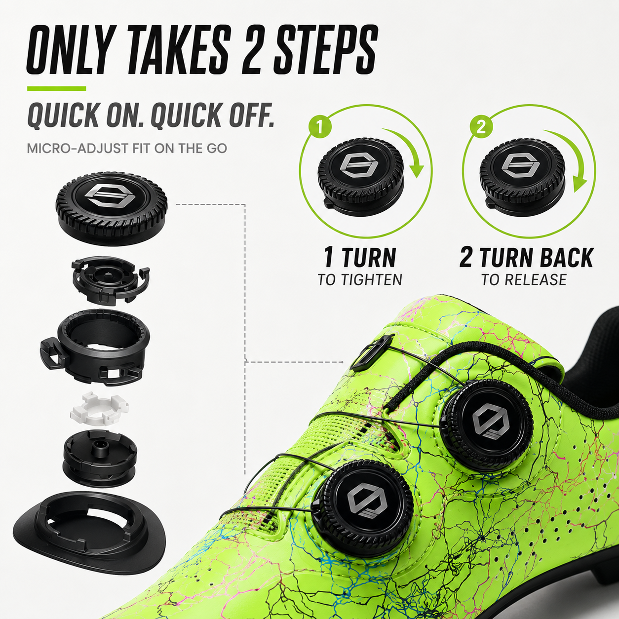 Celrien | Tracknix SPD-Compatible Mountain Bike Cycling Shoe