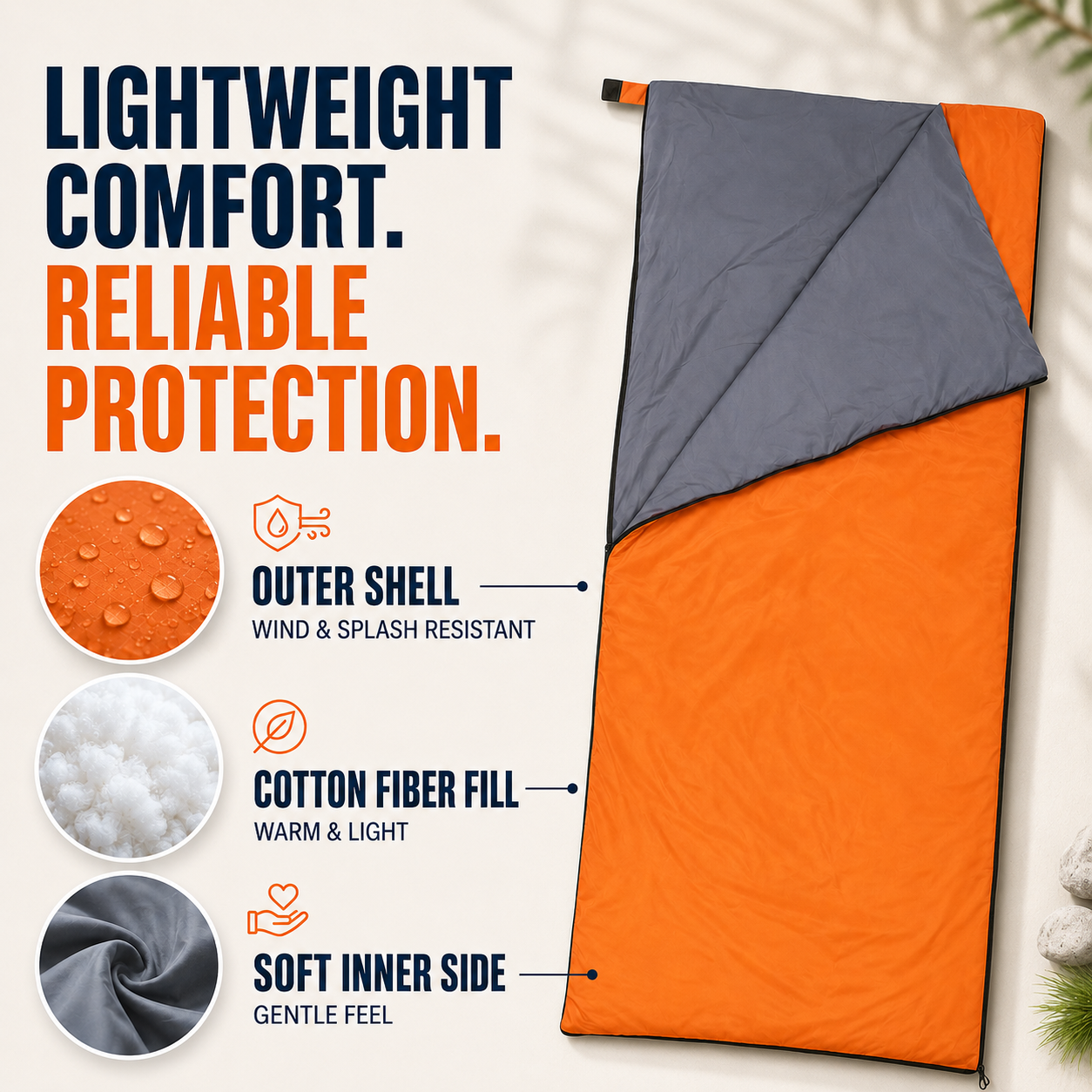 Celrien | TrailNest Envelope Style Sleeping Bag
