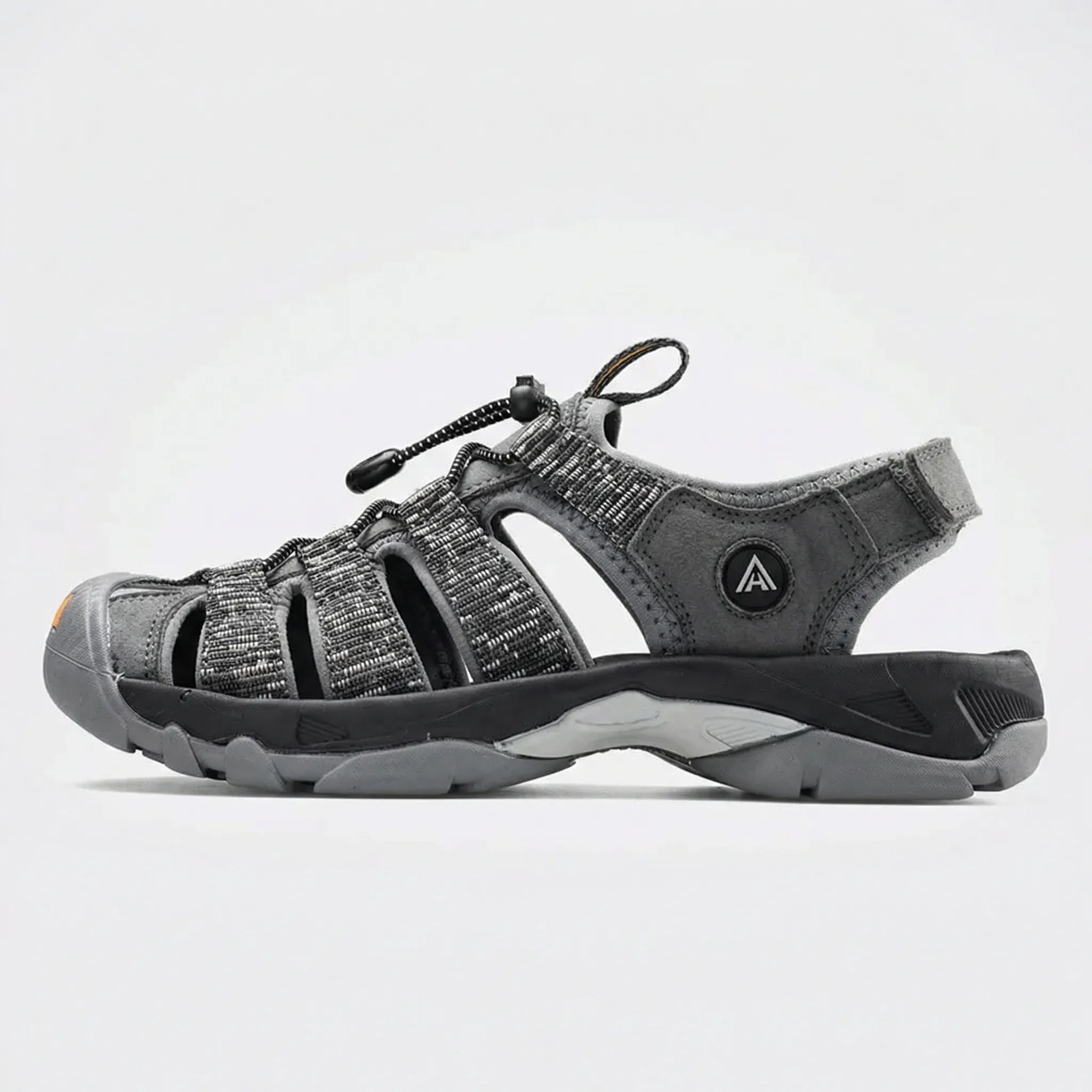 Men's breathable hiking sandal with open-toe design and water-ready construction
