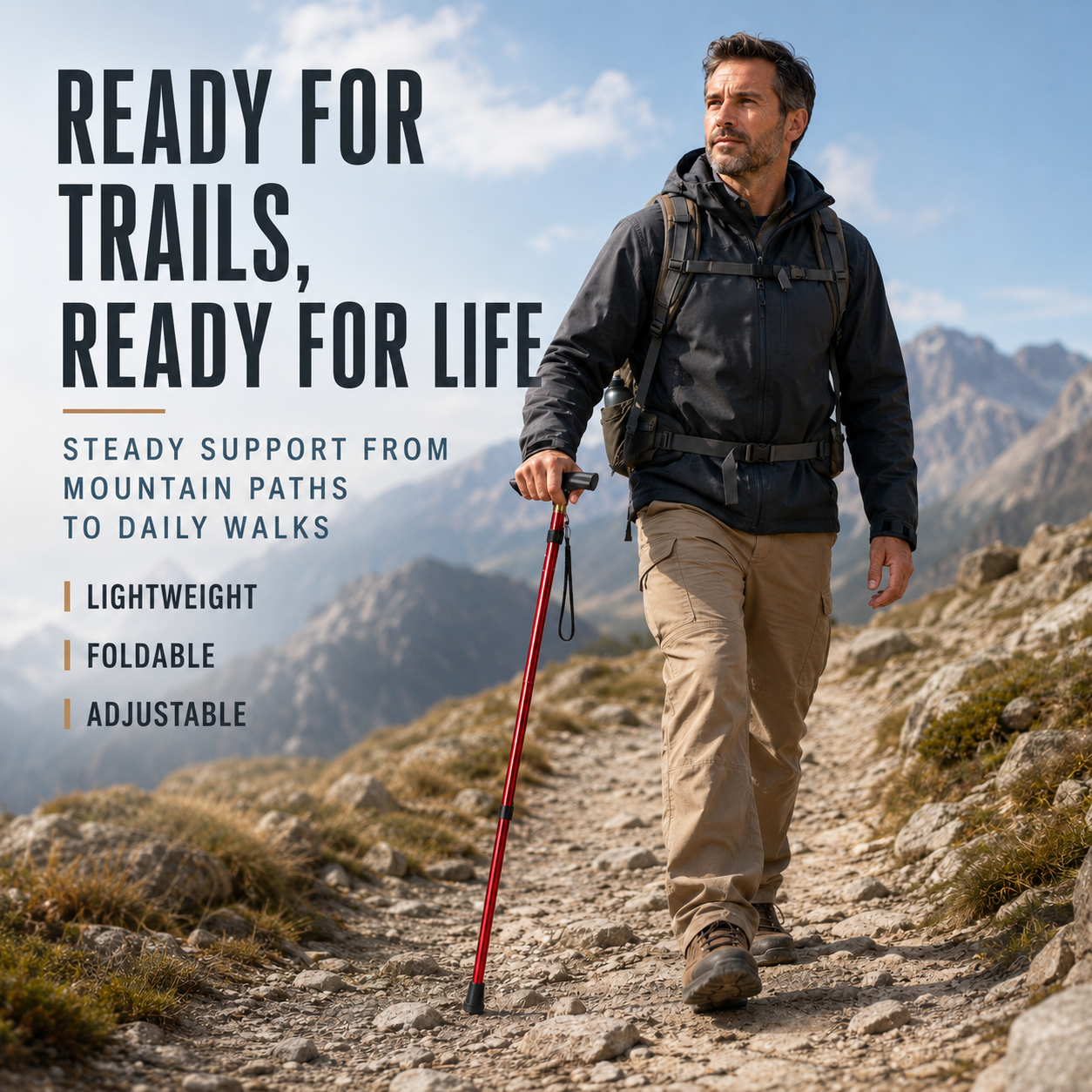 Celrien | Treklinx Five Section Folding Trekking Pole