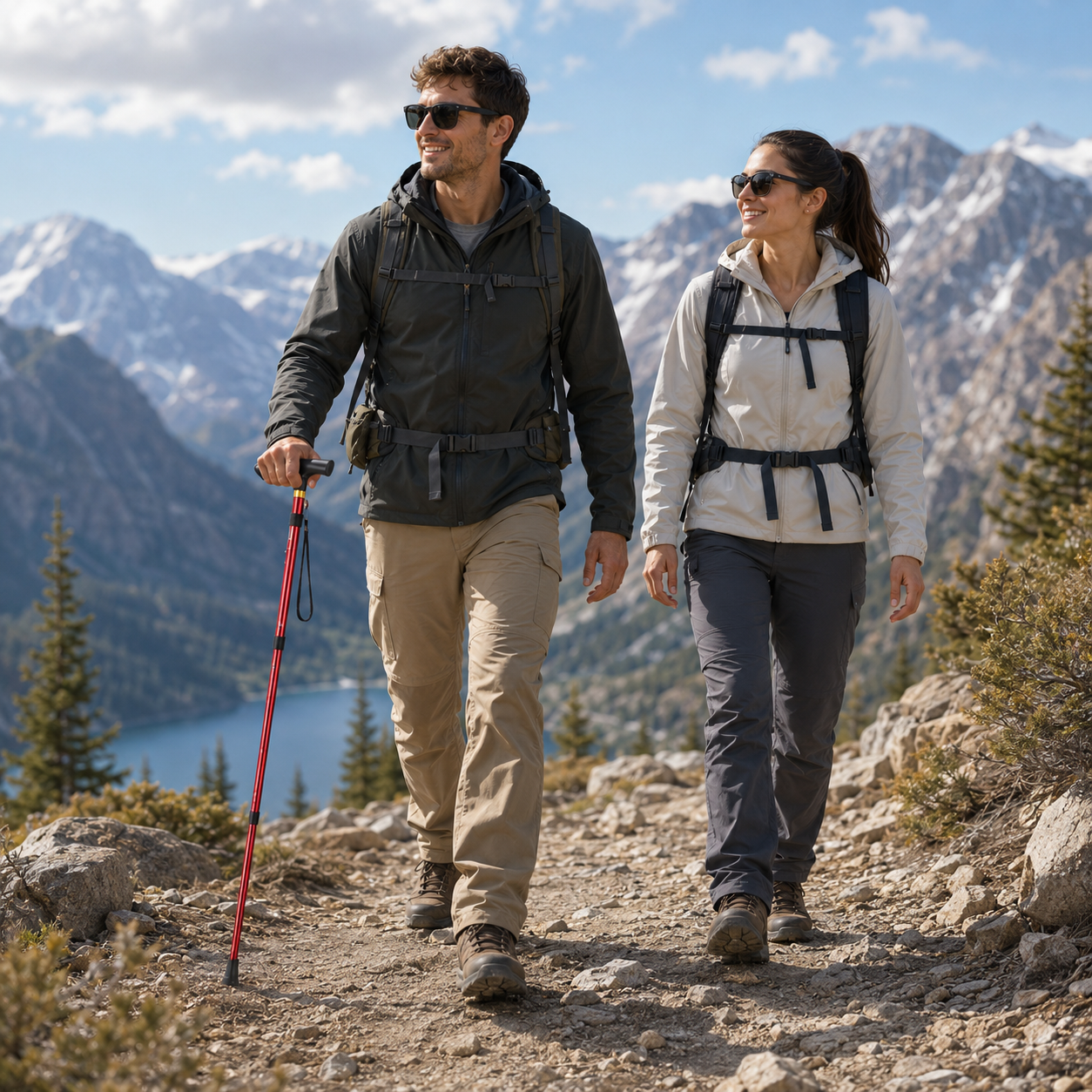 Celrien | Treklinx Five Section Folding Trekking Pole