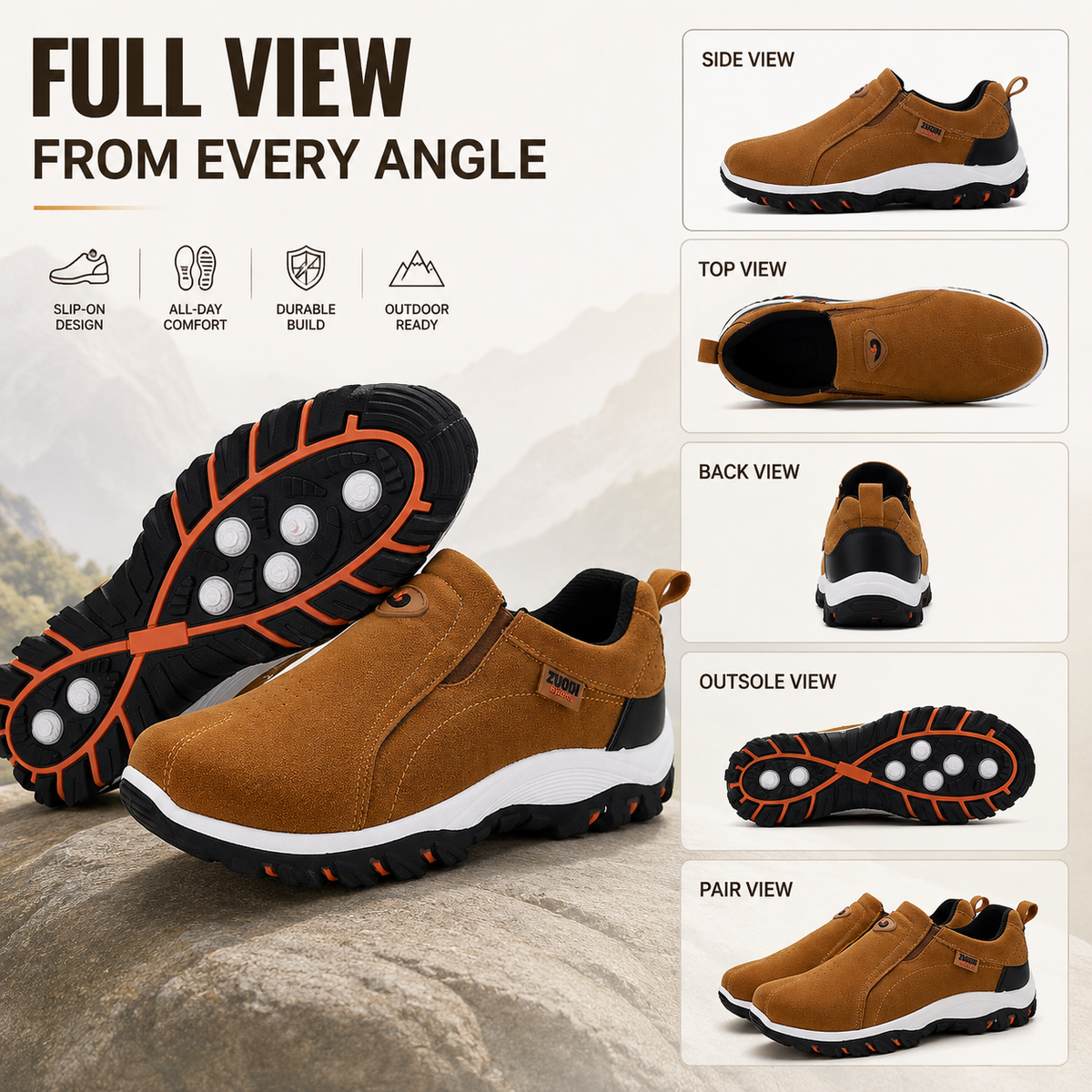 Celrien | Treklow Slip-On Casual Outdoor Shoe