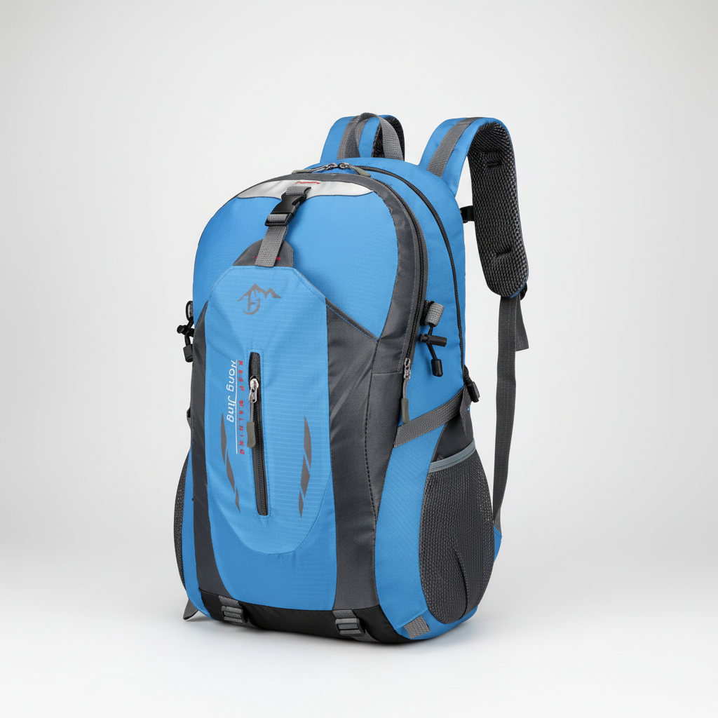 Lightweight waterproof foldable daypack with padded shoulder straps