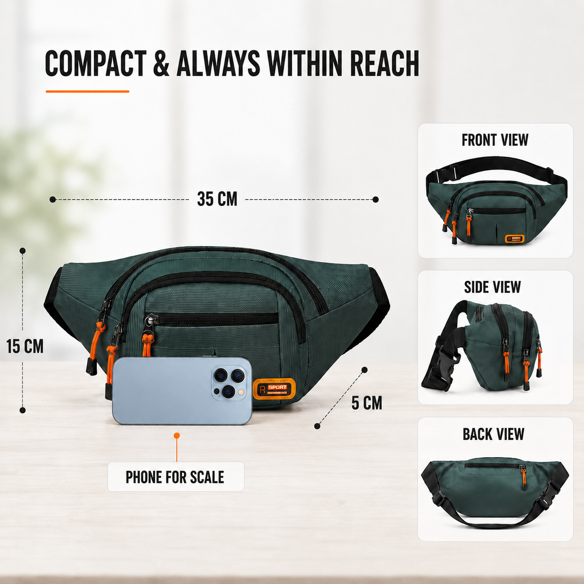 Celrien | Vaylax Water Resistant Waist Pack
