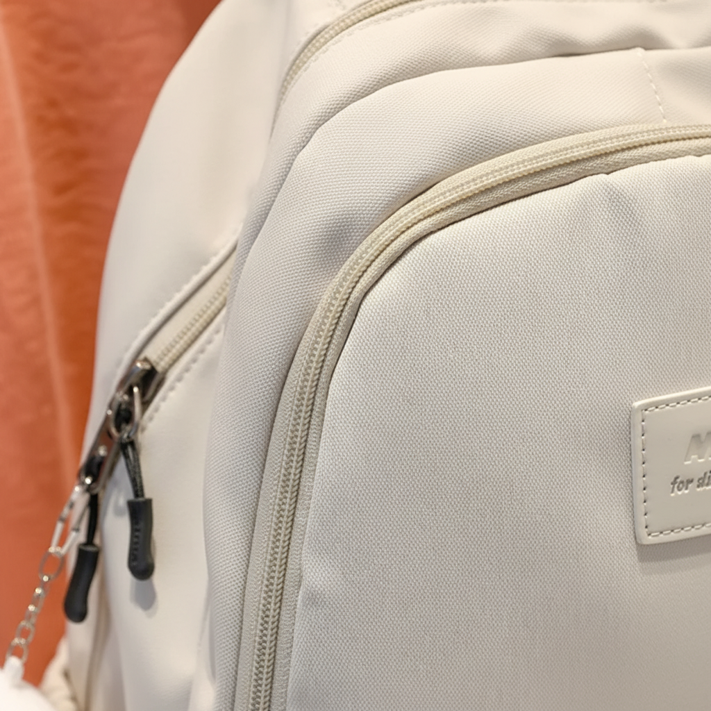 Large-capacity laptop backpack with padded compartment and ergonomic straps