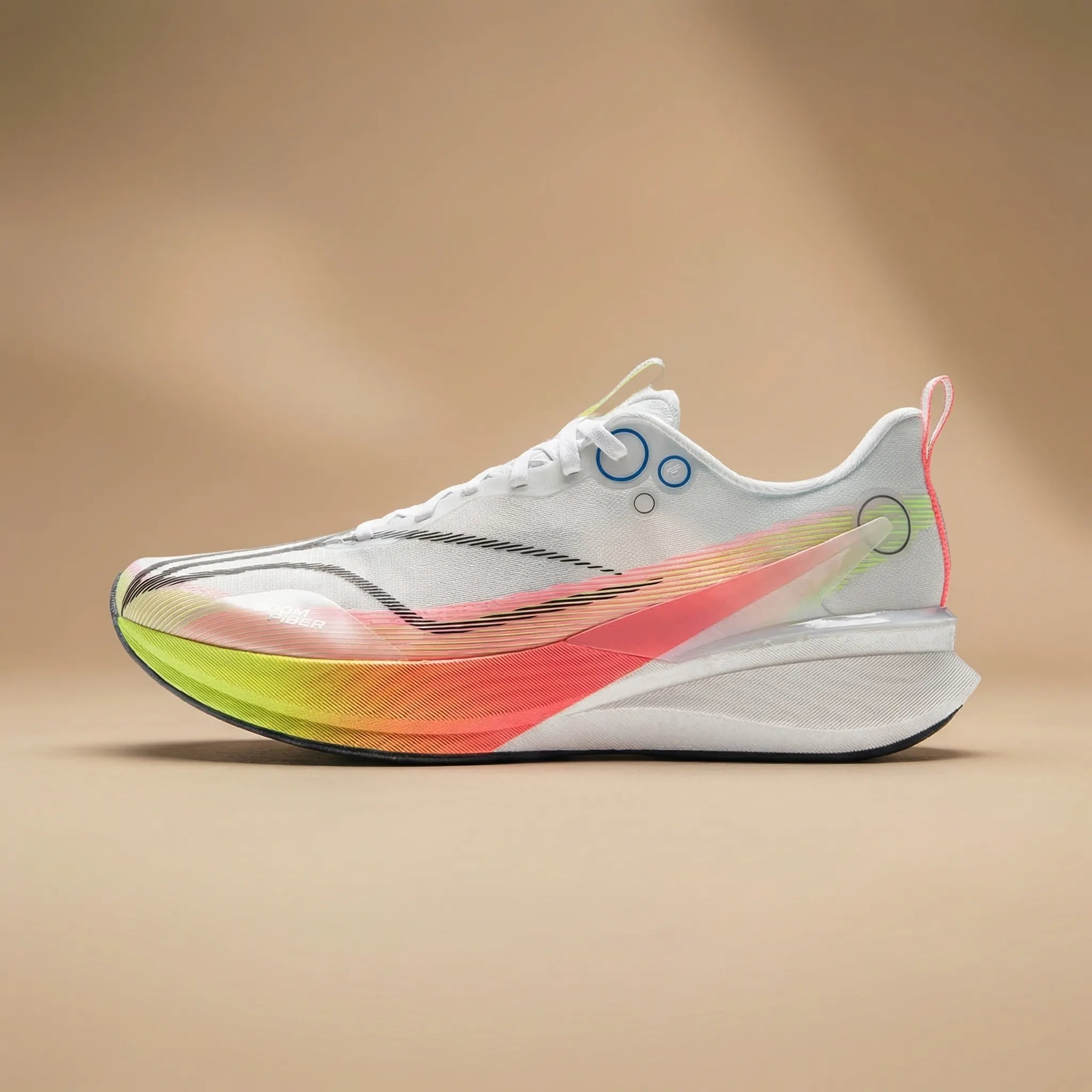 Men's non-slip racing shoe with cushioning for road running