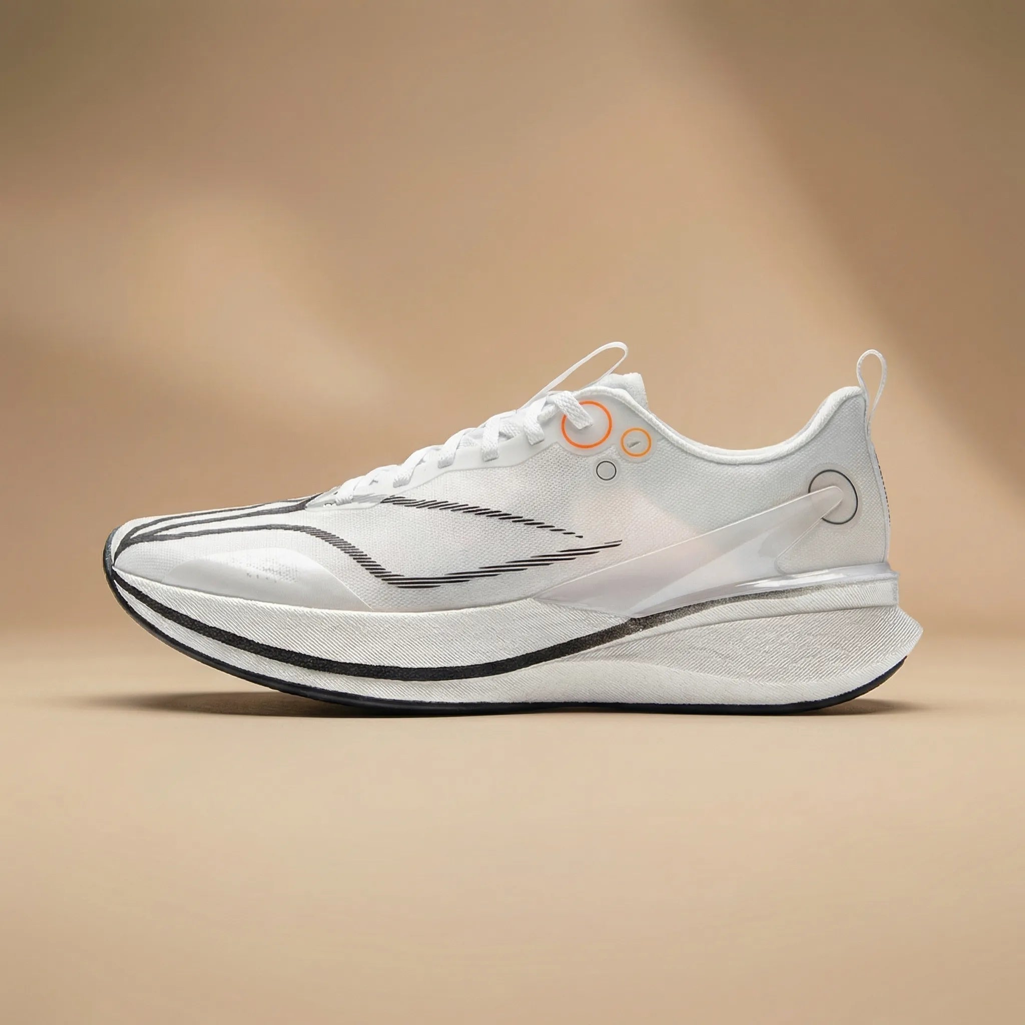 Men's non-slip racing shoe with cushioning for road running