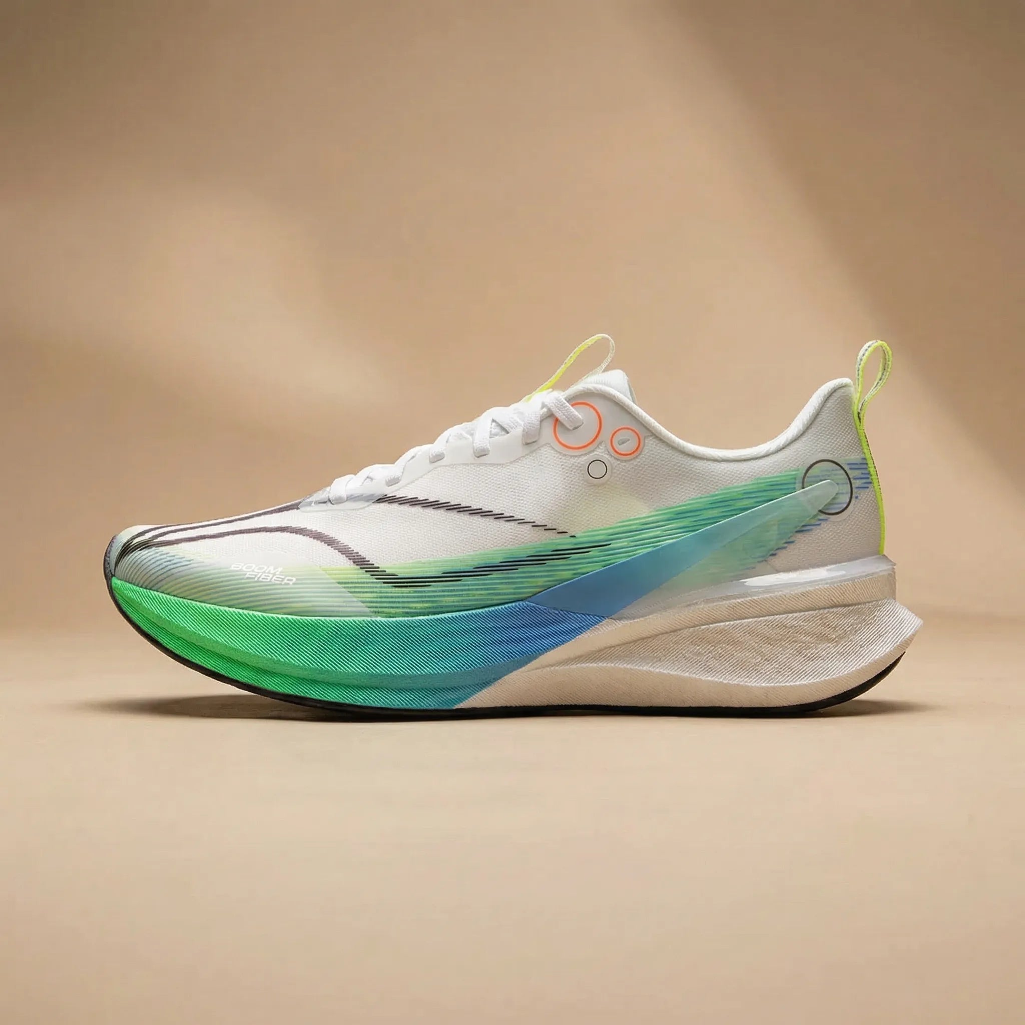 Men's non-slip racing shoe with cushioning for road running