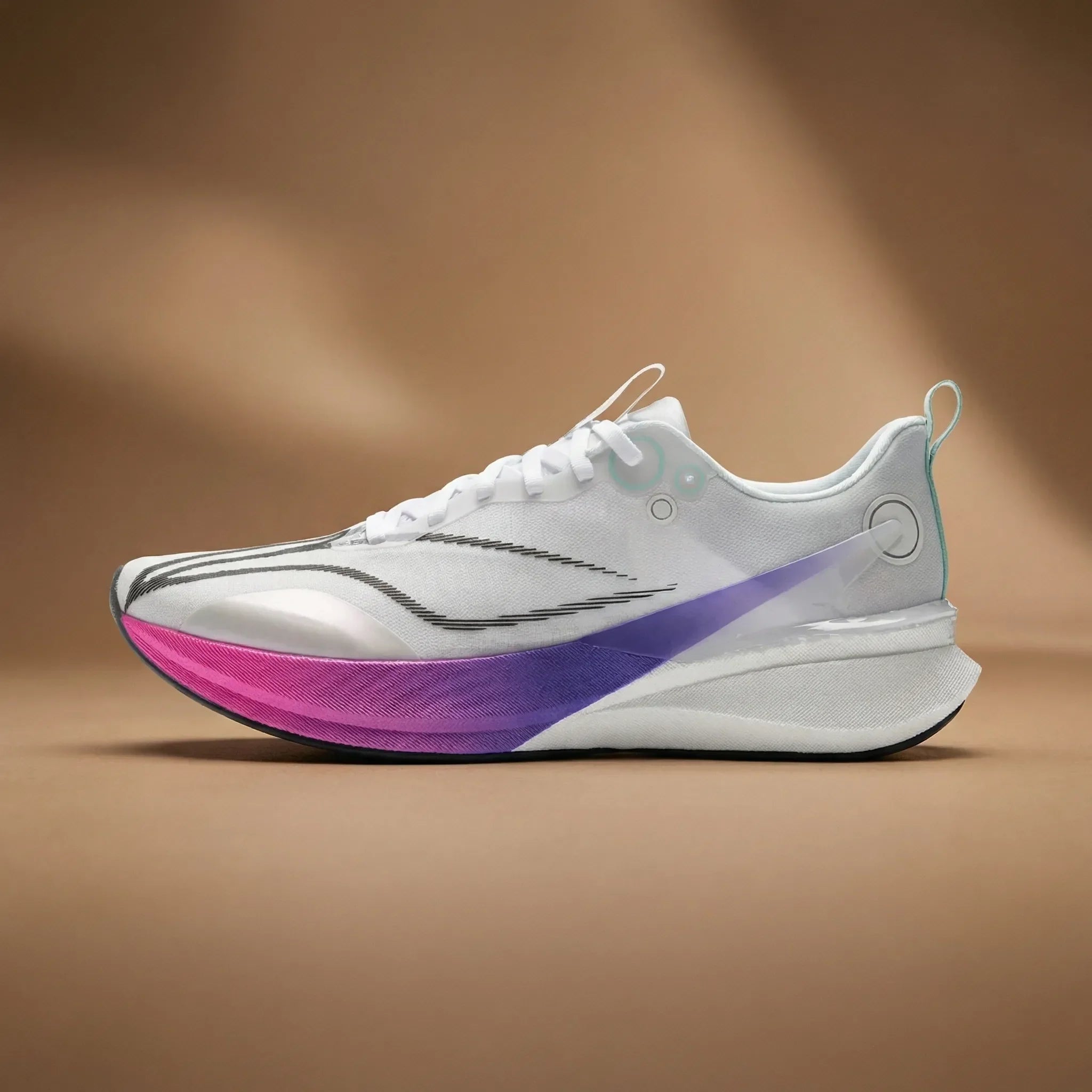 Men's non-slip racing shoe with cushioning for road running
