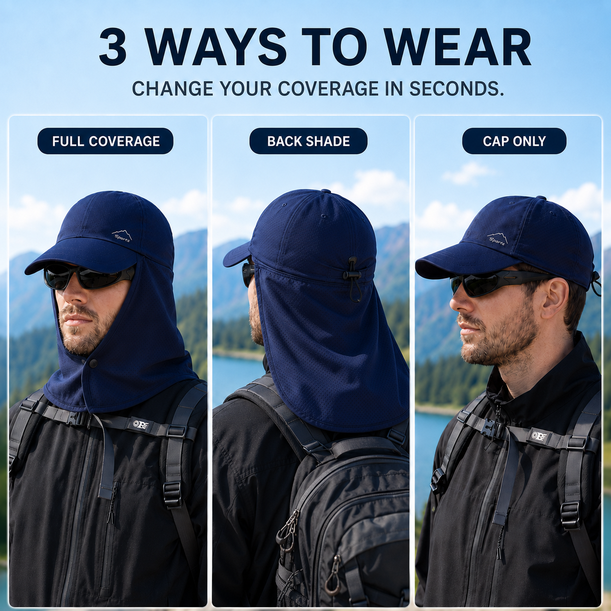 Celrien | Venshield Cap With Neck Flap