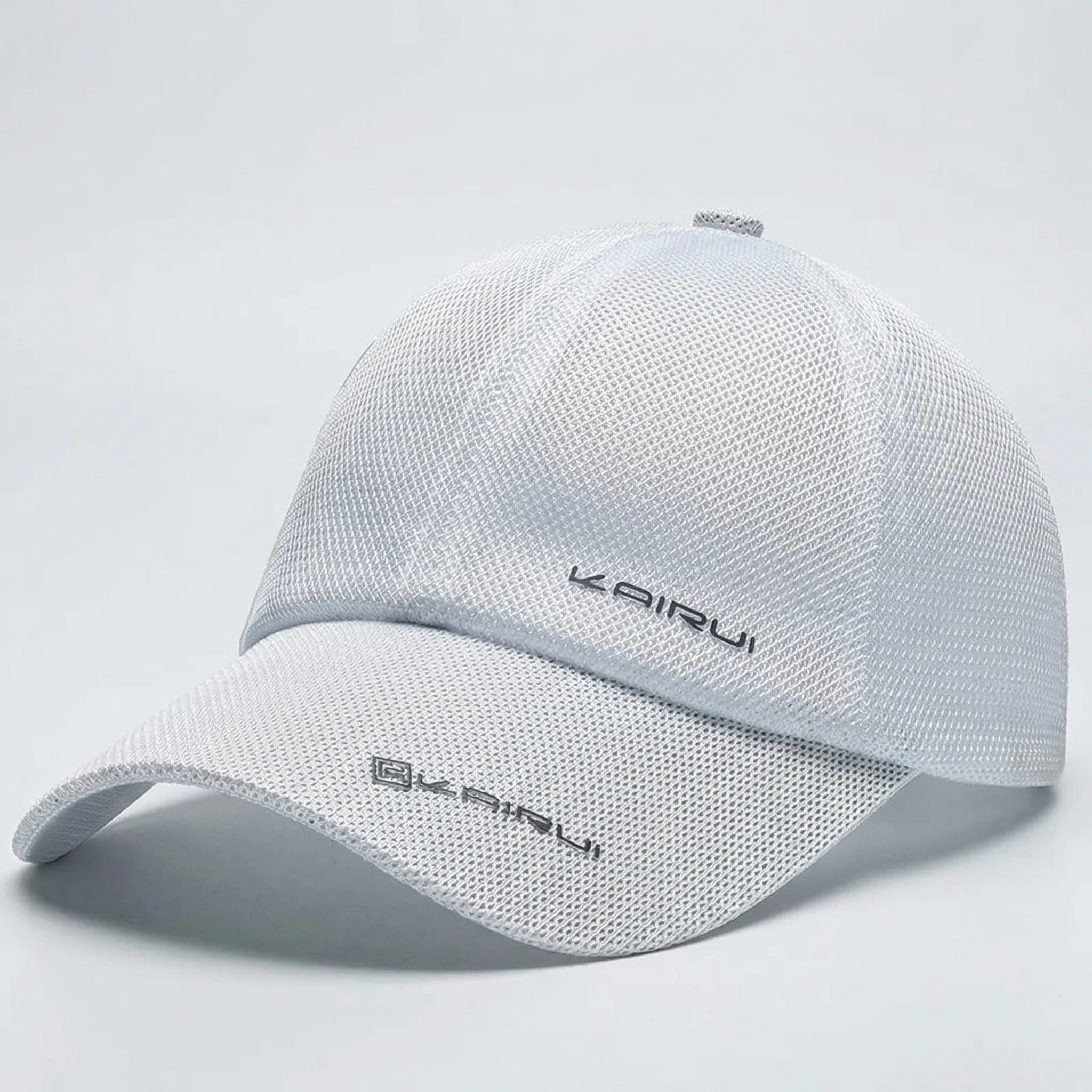Full mesh breathable baseball cap with snapback closure