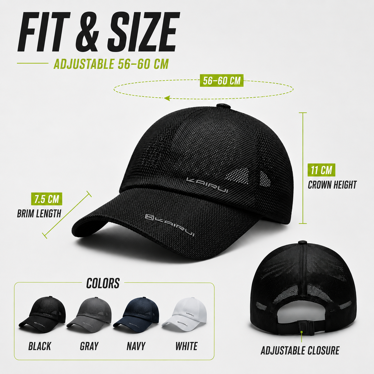 Celrien | Ventiex Full Mesh Breathable Snapback Cap