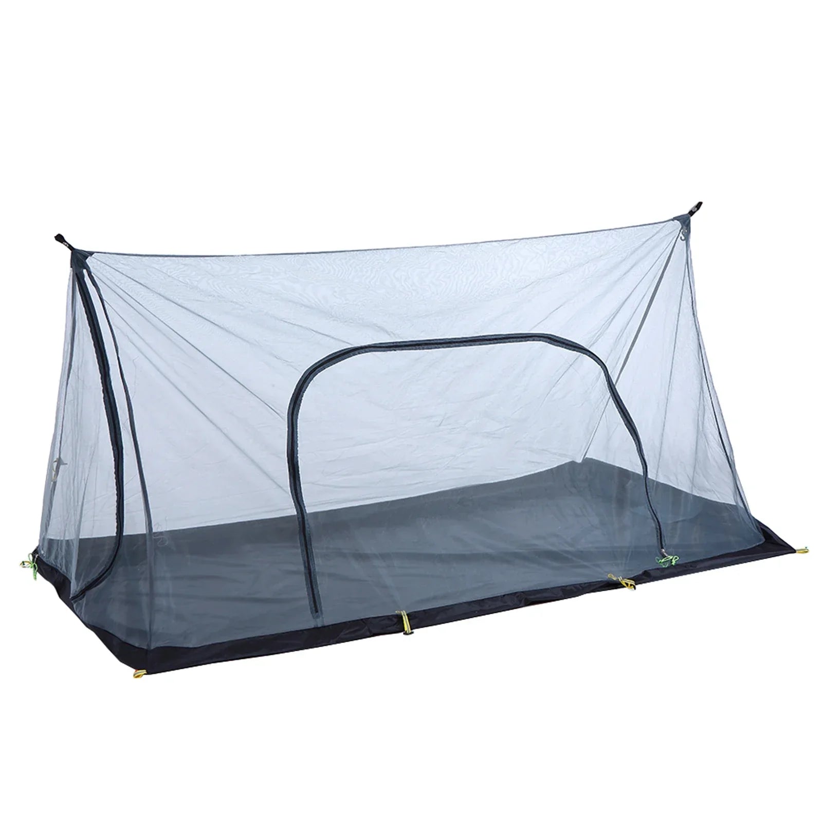 Ultralight single-person mesh tent with insect protection and ventilation