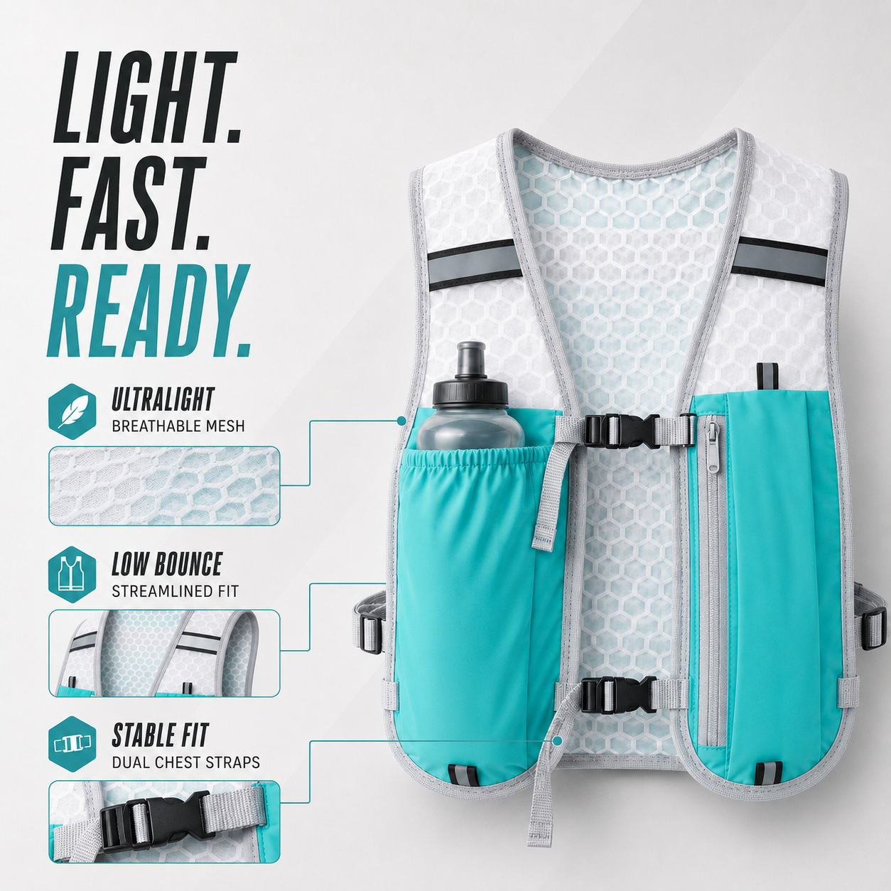 Celrien | Vestrun Ultralight Running Vest Hydration Pack