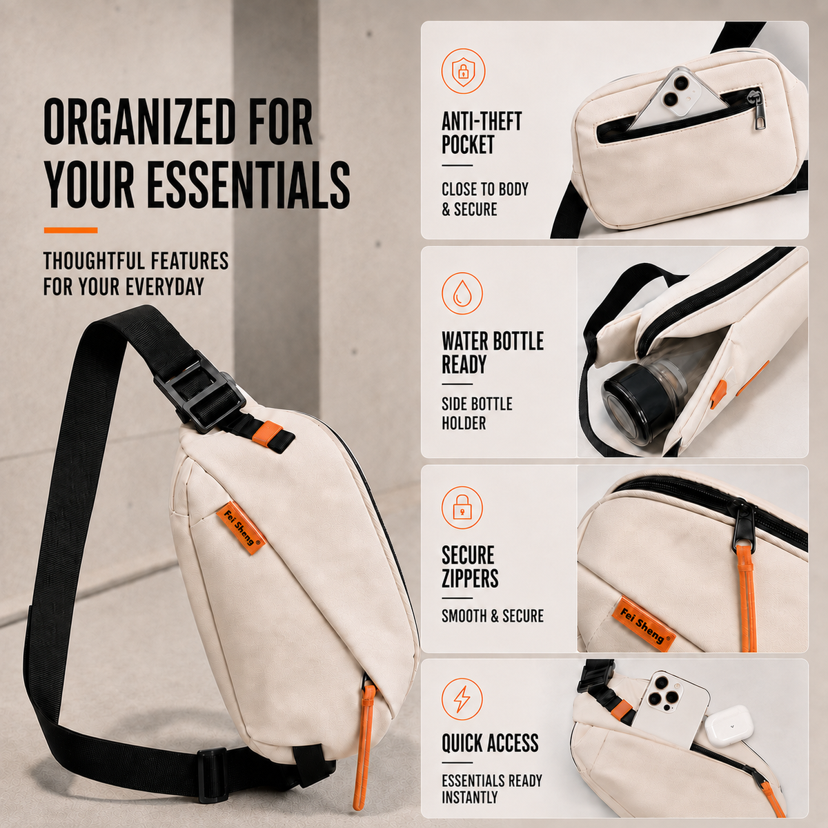Celrien | Vexilo Casual Crossbody Chest Bag