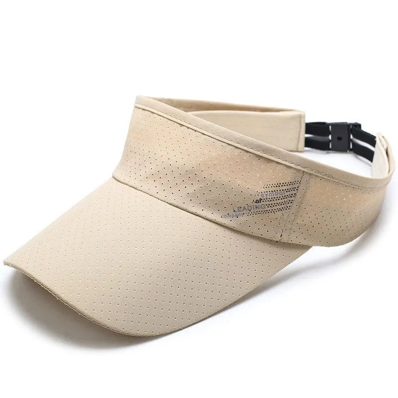 Open mesh sun visor breathable quick-dry sports outdoor