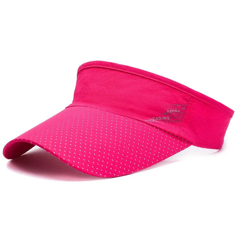 Open mesh sun visor breathable quick-dry sports outdoor