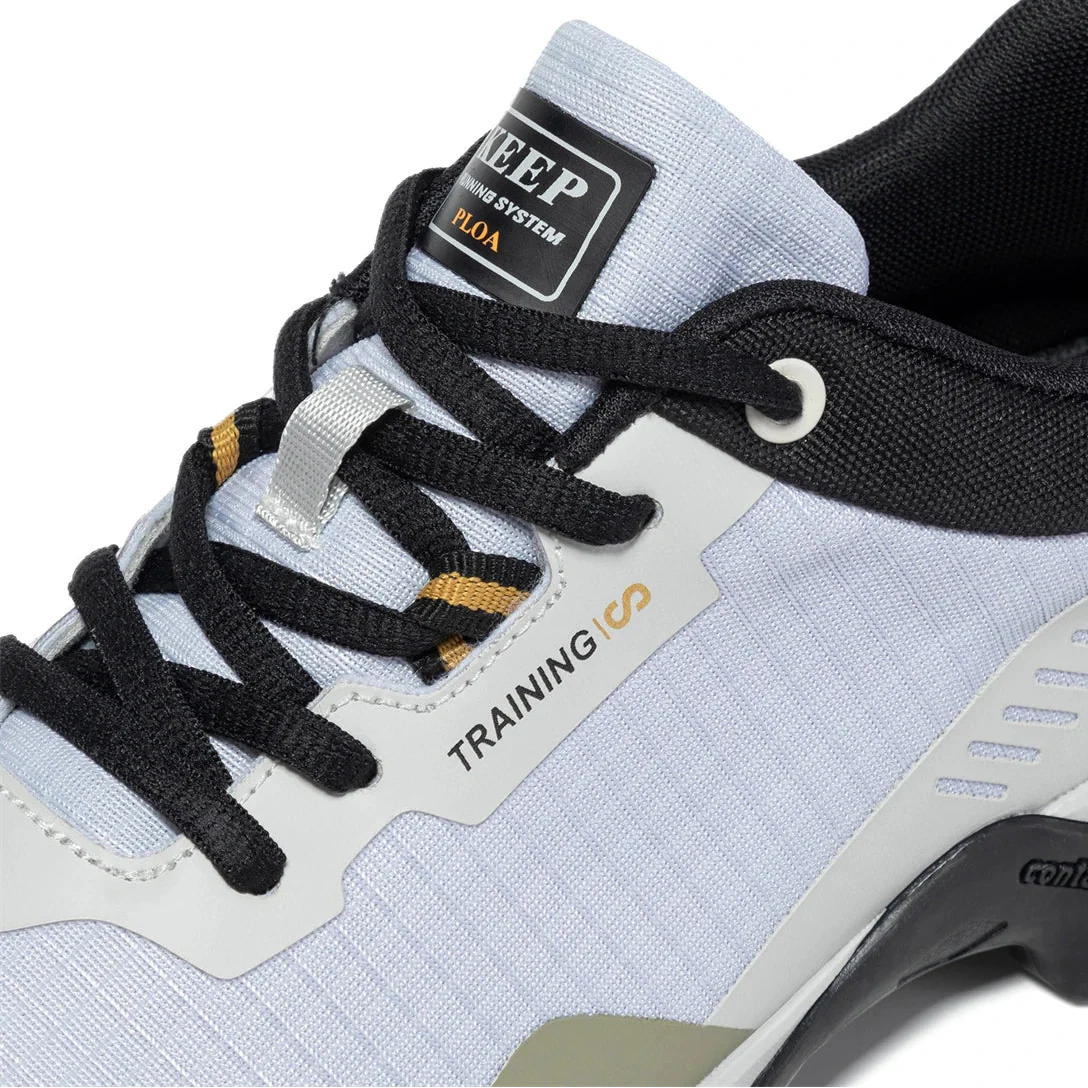 Waterproof lace up hiking shoe with grippy TPR outsole
