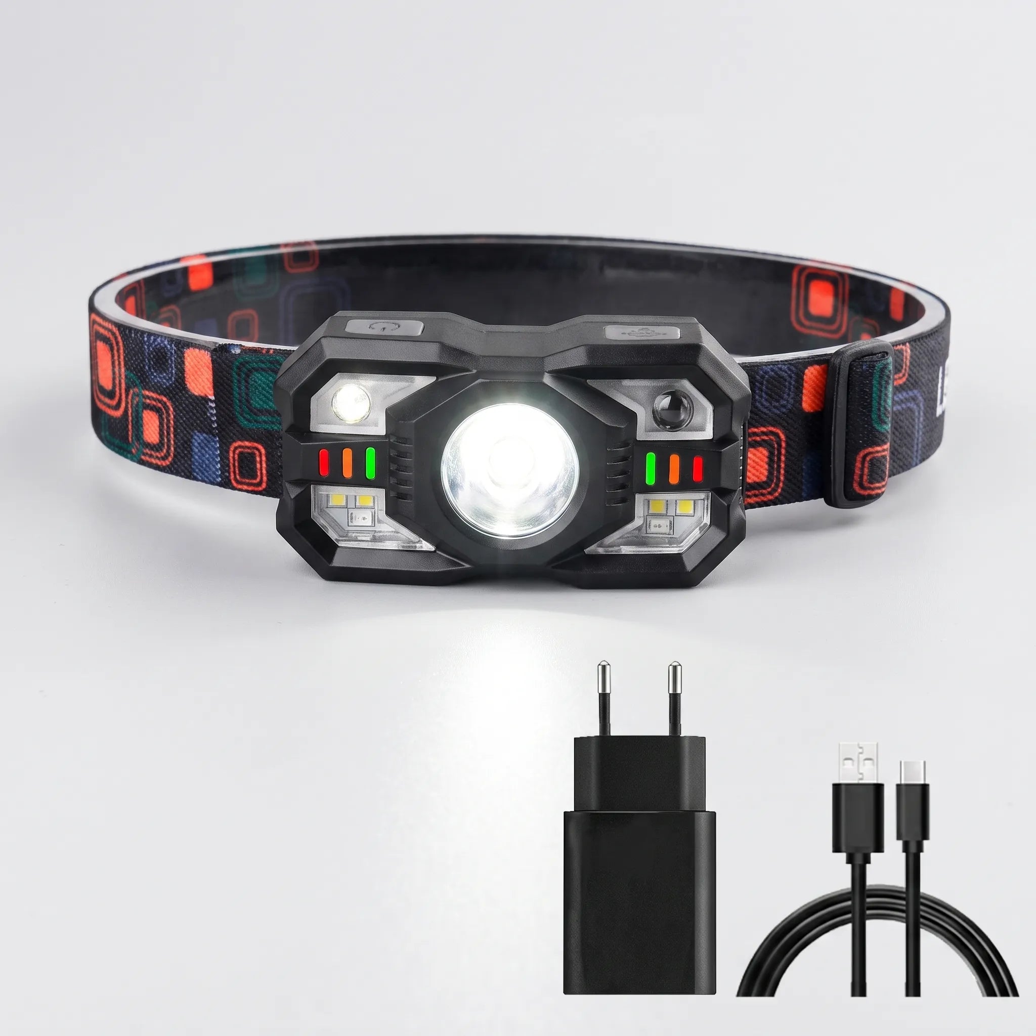Nordspur | WaveSight Rechargeable LED Headlamp Flashlight