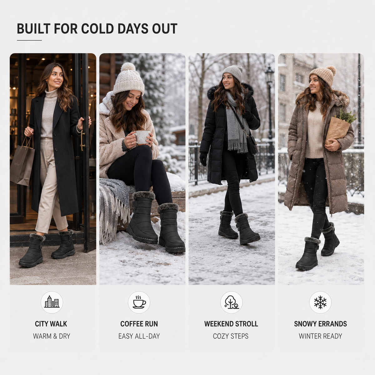 Celrien | Women's Insulated Winter Boots