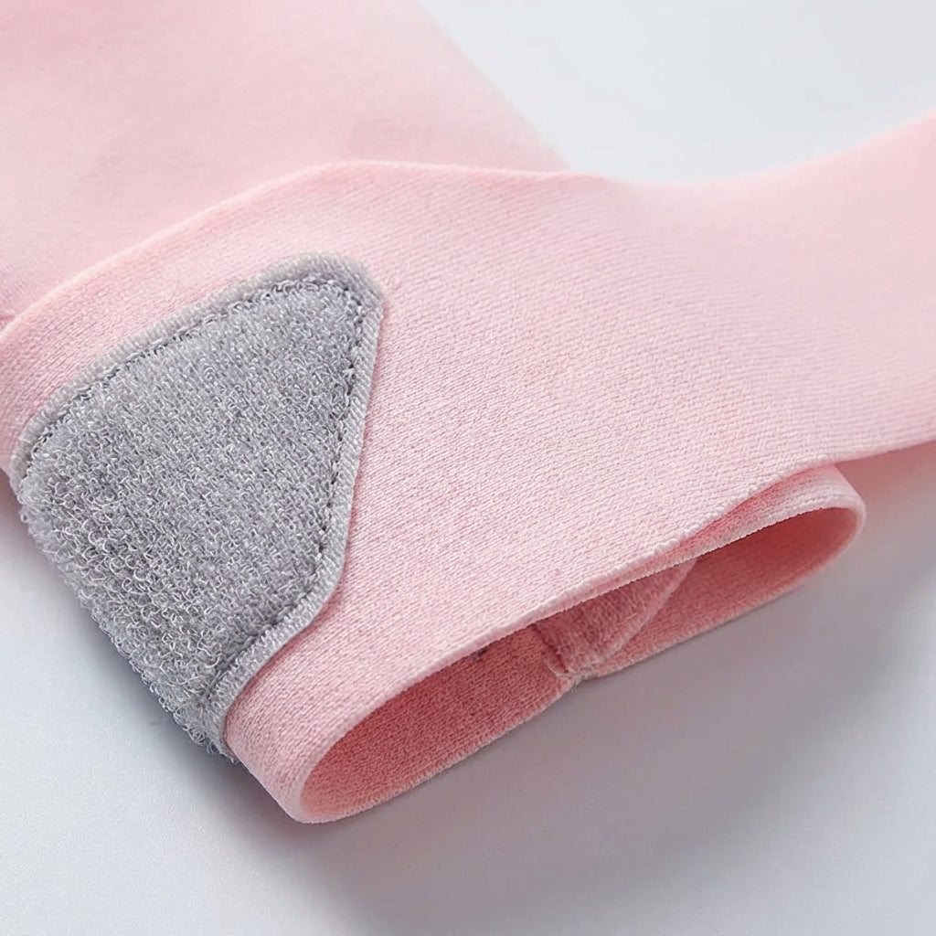 Ultra thin breathable wrist guard with adjustable compression support