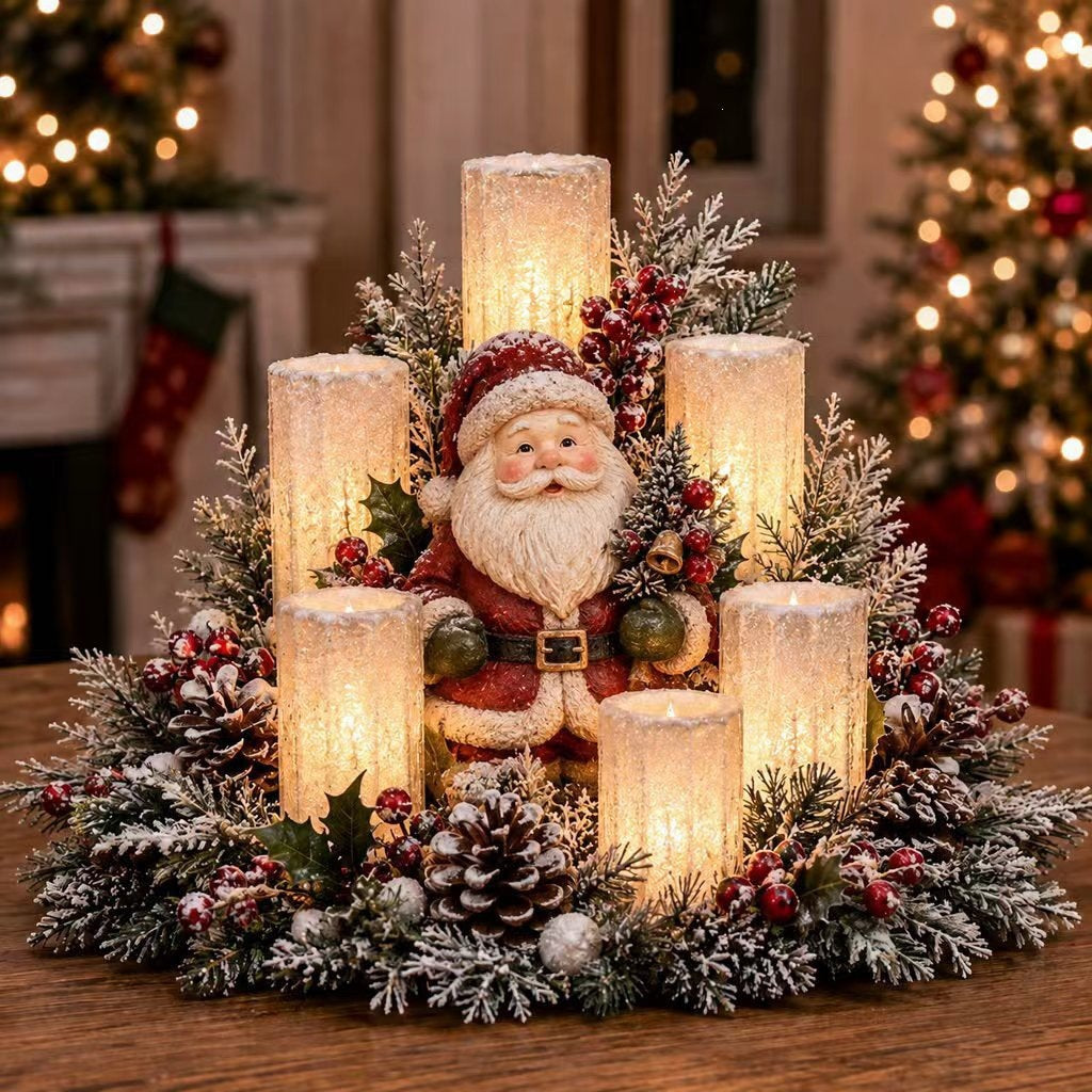 Celrien | Lighted Nativity Advent Wreath – A Sacred 4-Week Christmas Tradition