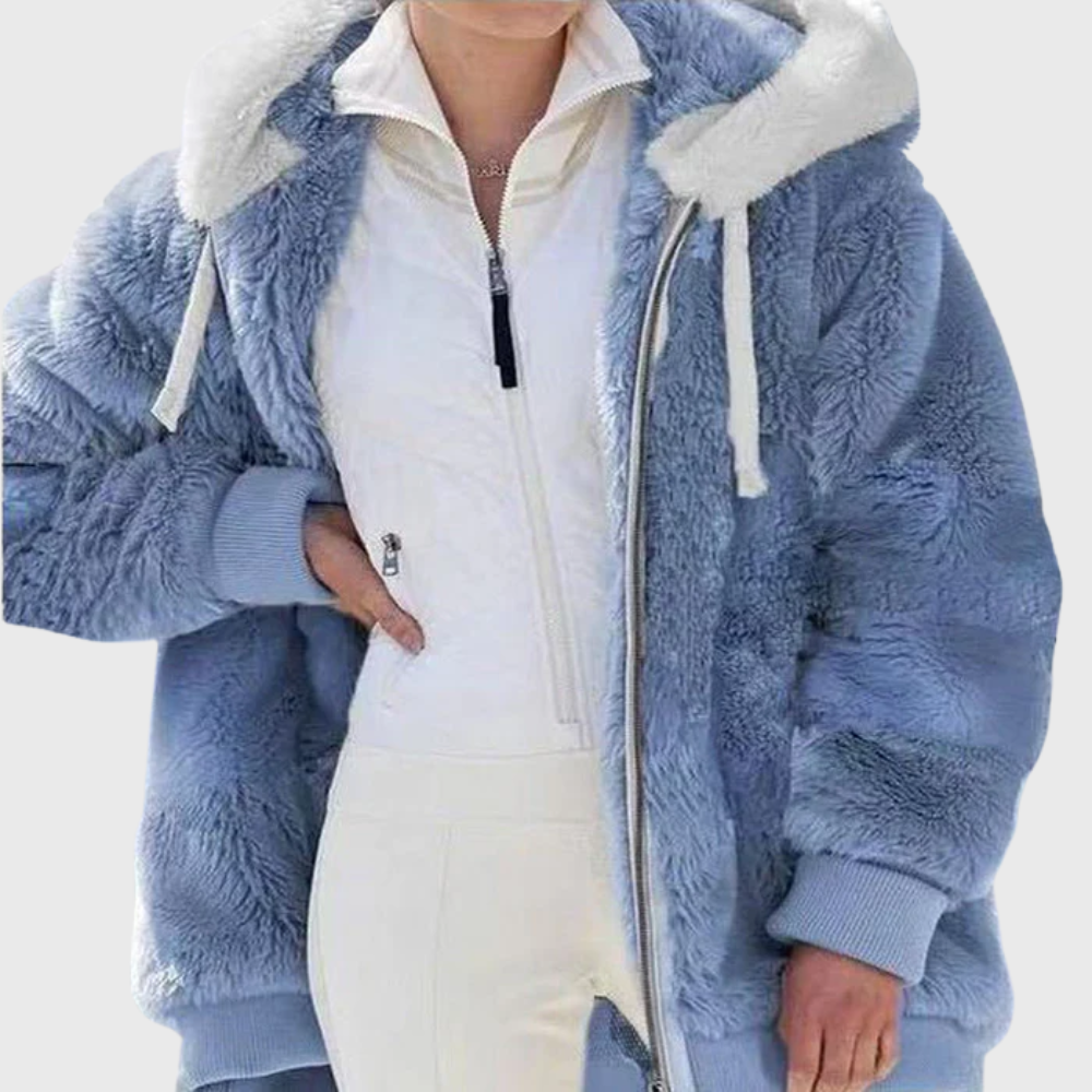 Elegant Multicolor Warm Puffer Jacket