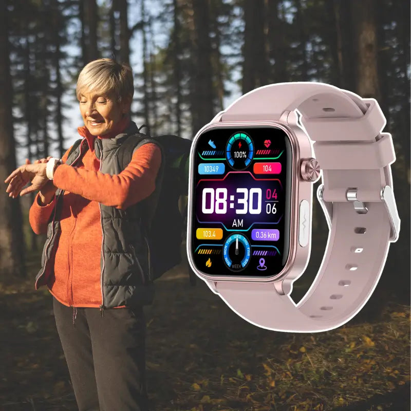 ECG and Blood Pressure Monitoring Smartwatch