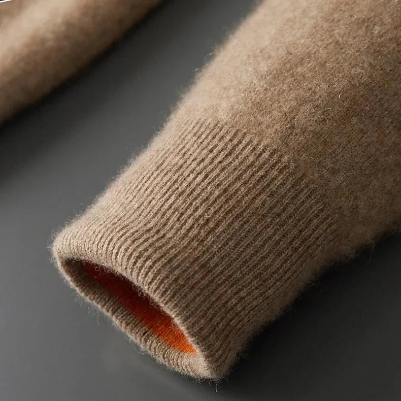 Reversible Cashmere Zip Jacket