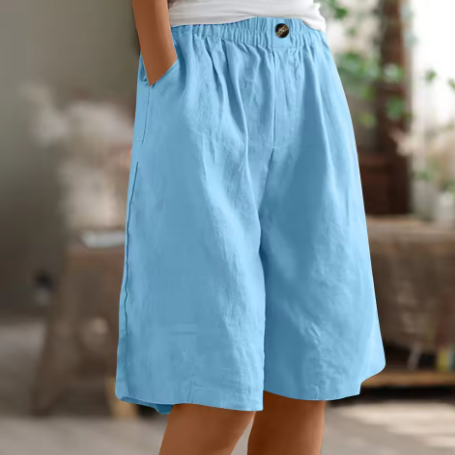 Celrien | Women's Relaxed Summer Shorts with Elastic Waistband