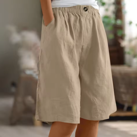 Celrien | Women's Relaxed Summer Shorts with Elastic Waistband
